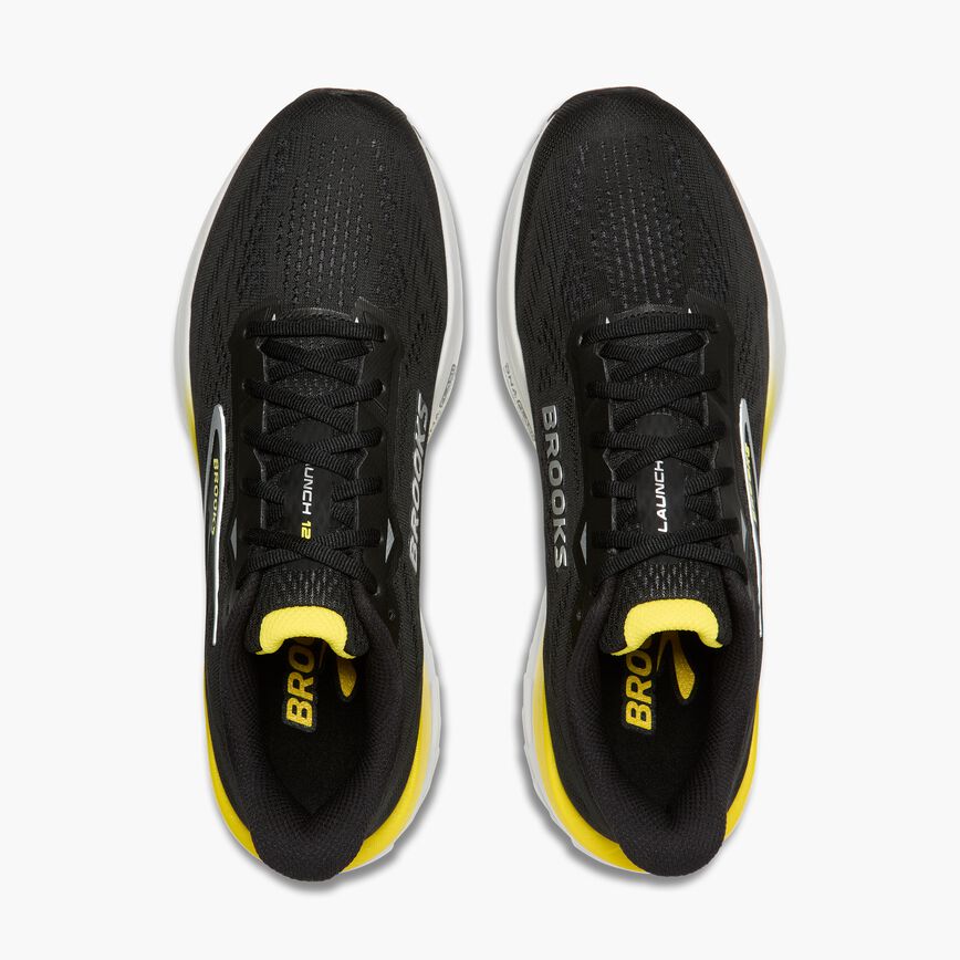 Brooks Launch 12 Black/Cyber Yellow/Oyster