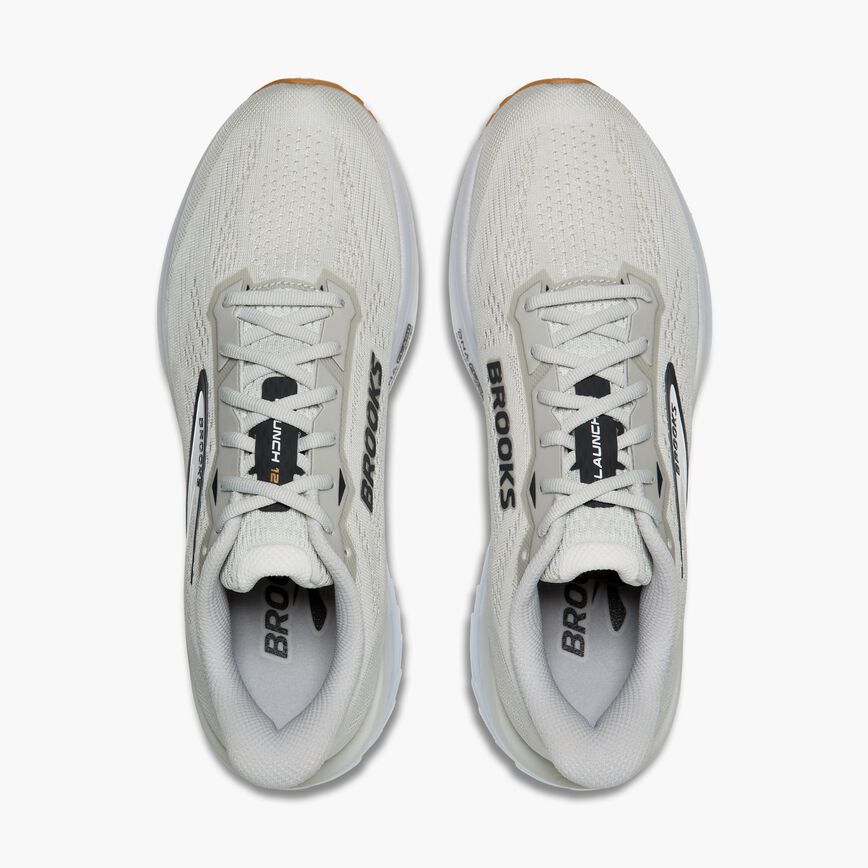 Brooks Launch 12 Oyster/White/Phantom