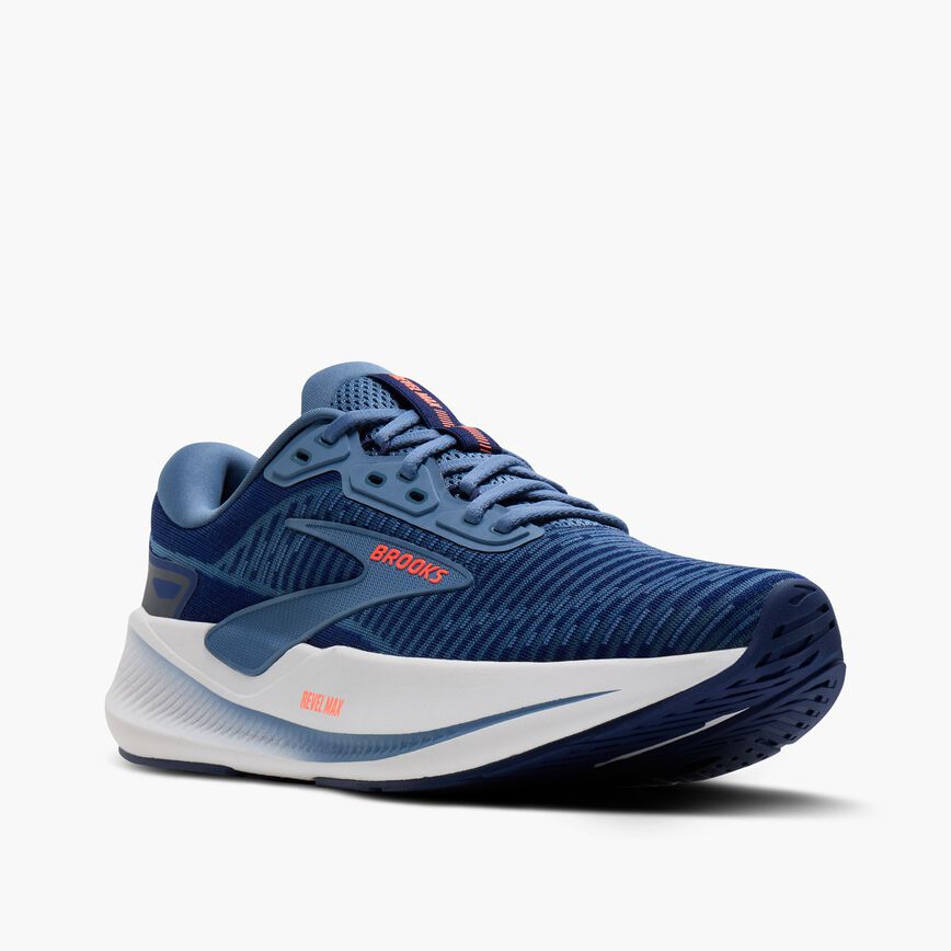 Brooks Revel Max Beacon Blue/Moonlight/Orange