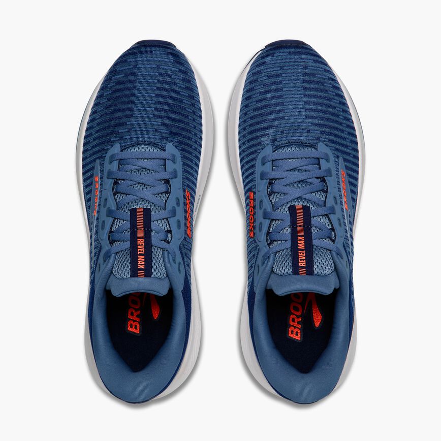 Brooks Revel Max Beacon Blue/Moonlight/Orange