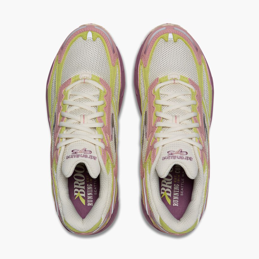 Brooks Adrenaline GTS 4 Vanilla Ice/Pale Mauve/Lime
