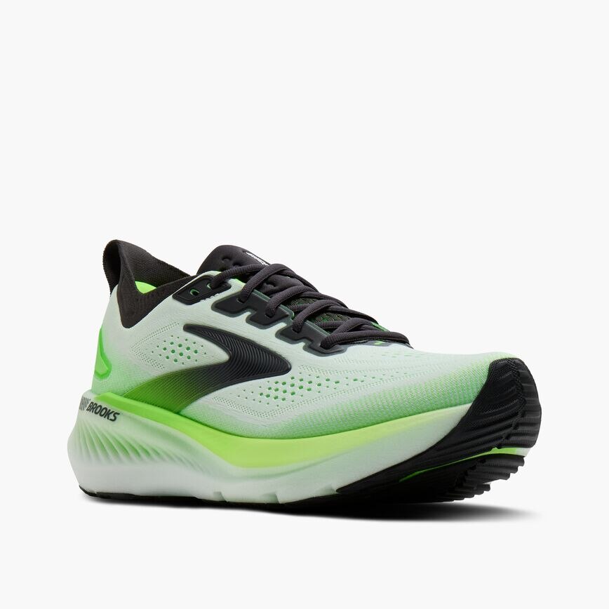 Brooks Glycerin GTS 23 White/Phantom/Green Gecko