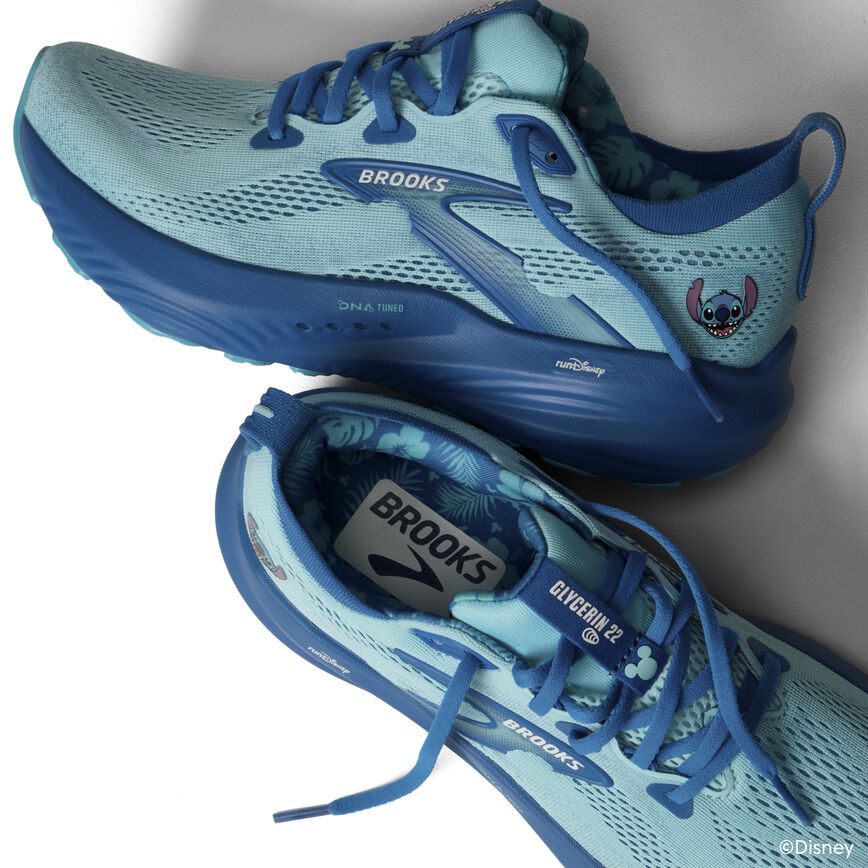 Brooks Glycerin 22 Stitch Blue/Red/White