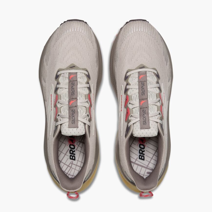 Brooks STAPLE x Ghost Trail Feather Grey/Driftwood/Wheat