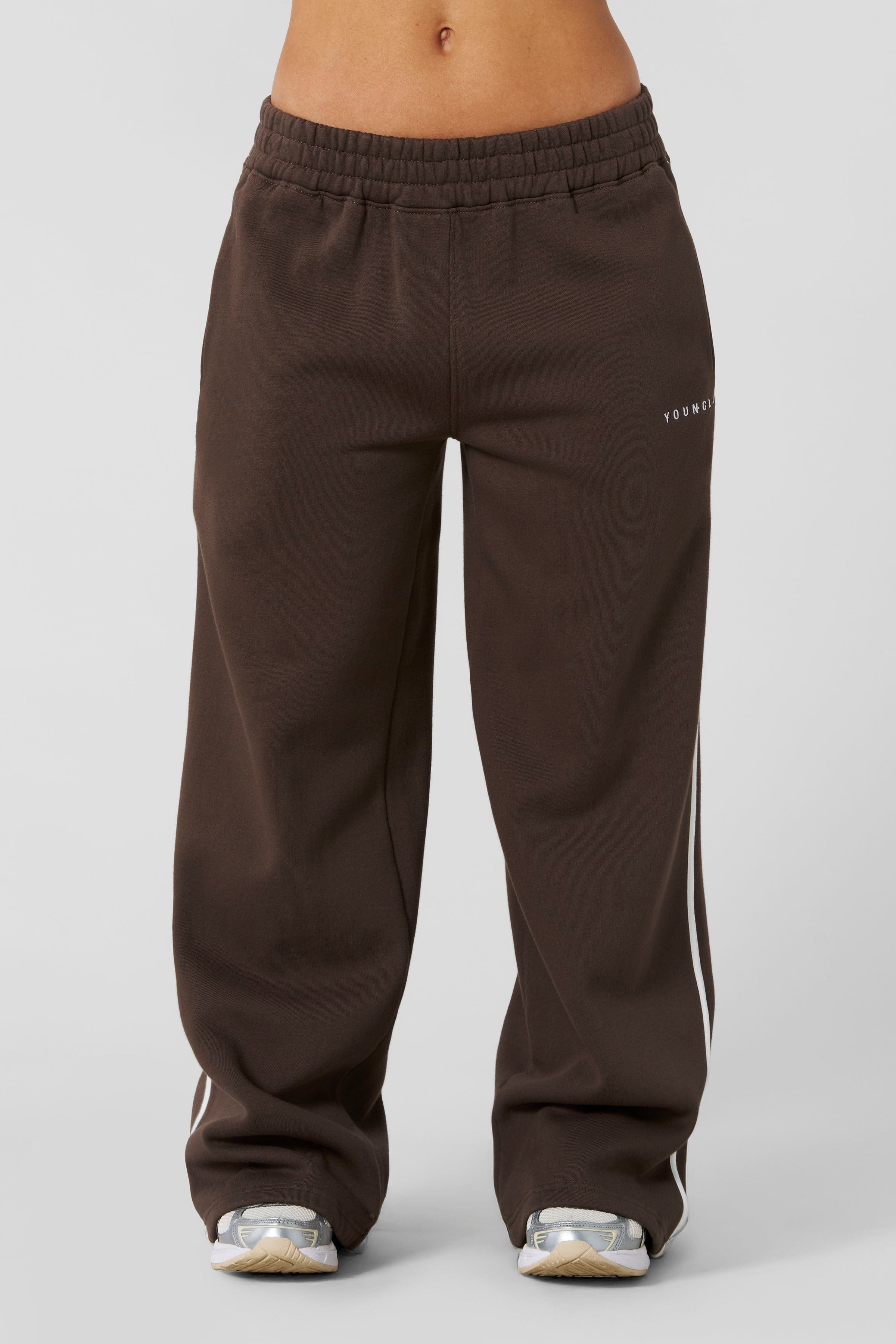 YoungLA W239 - Streak Joggers Brown