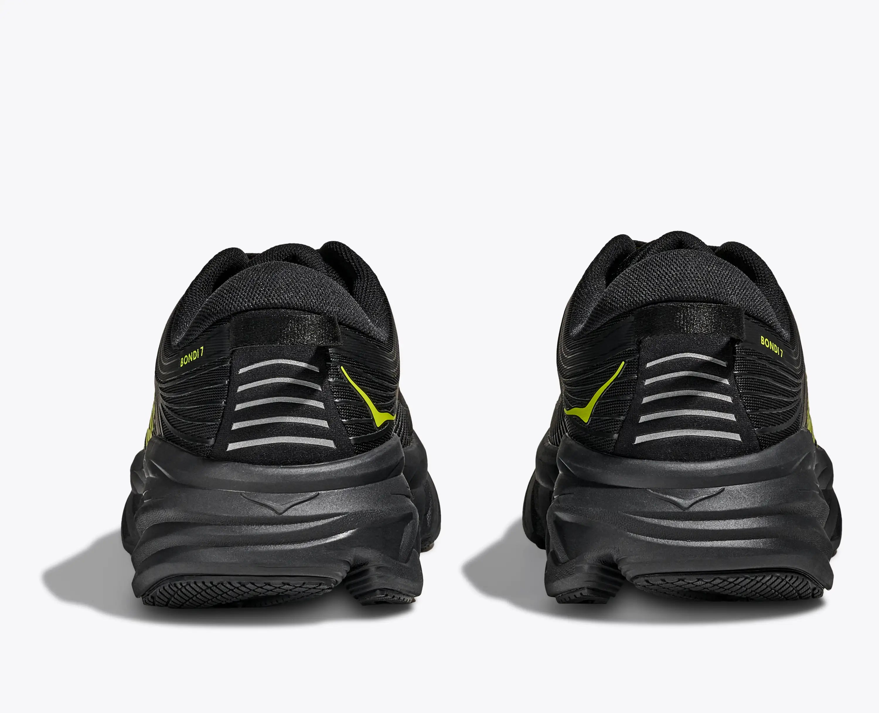 Hoka 'S Bondi 7 Black Hoka Citrus
