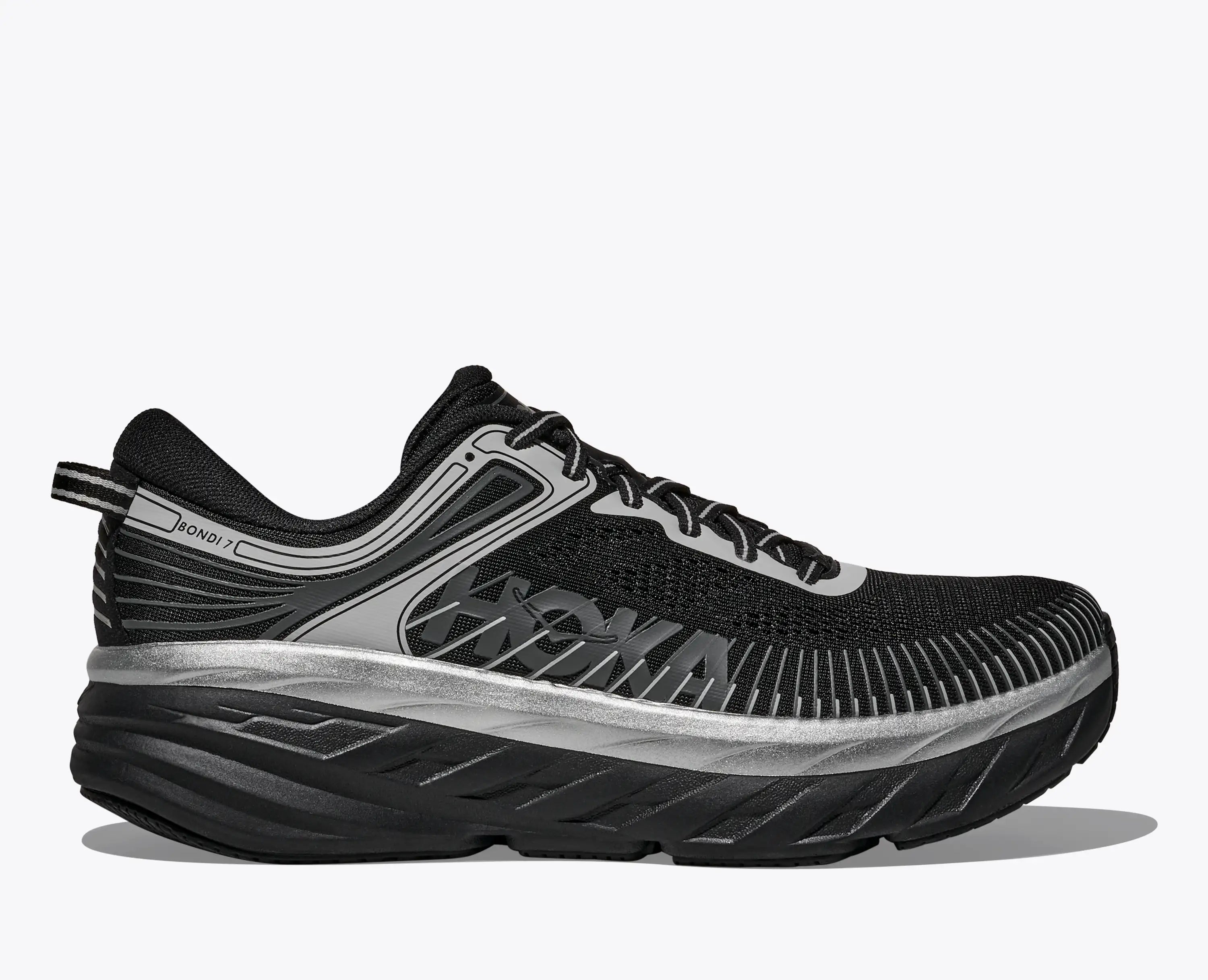 Hoka 'S Bondi 7 Black Stardust