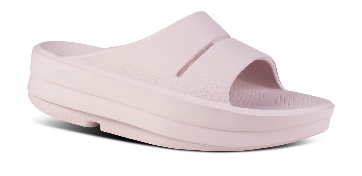 Oofos Women's Platform Slide Stardust