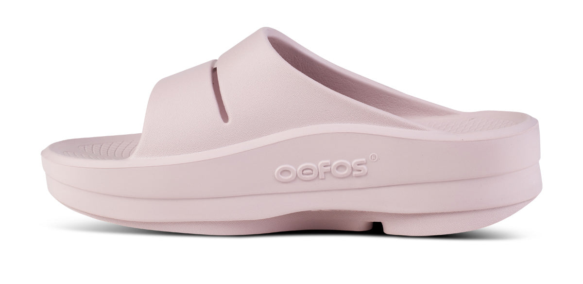 Oofos Women's Platform Slide Stardust
