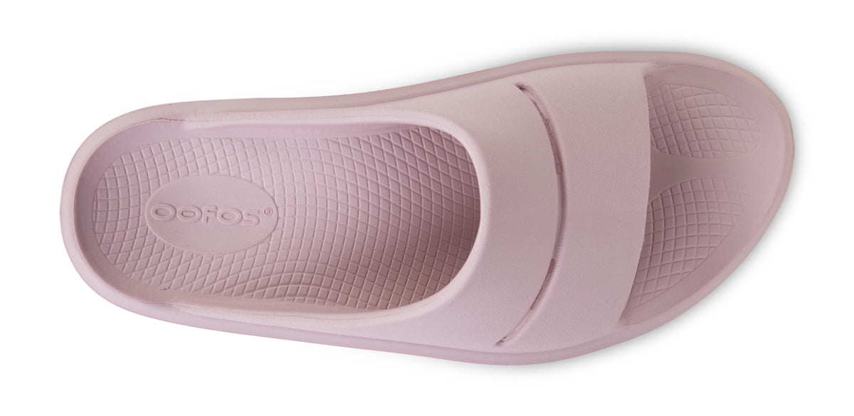 Oofos Women's Platform Slide Stardust