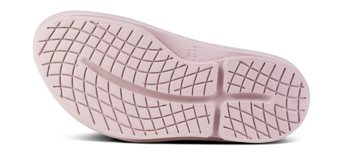 Oofos Women's Platform Slide Stardust