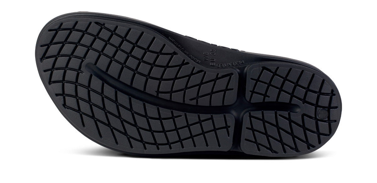 Oofos Women's Luxe Platform Slide Latte