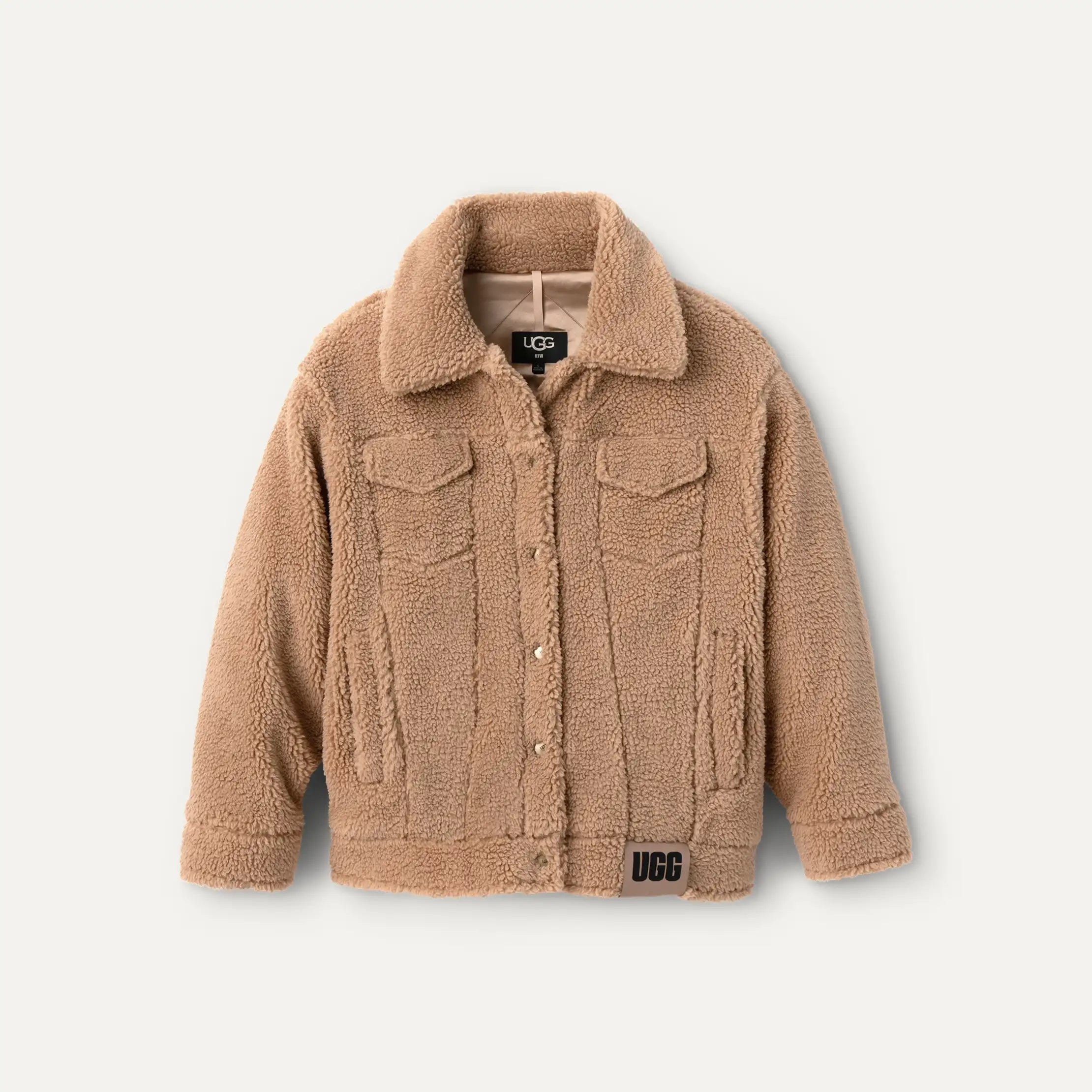 Ugg Frankie Sherpa Trucker Jacket Camel