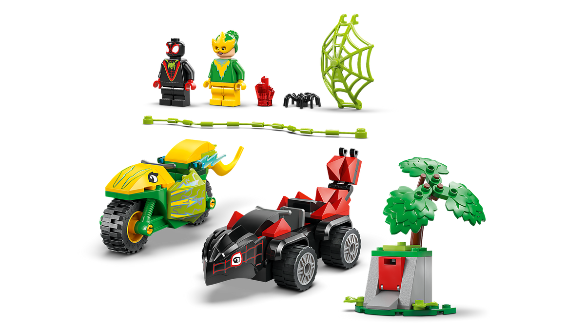 Lego Spin and Electro Dinosaur Vehicle Chase