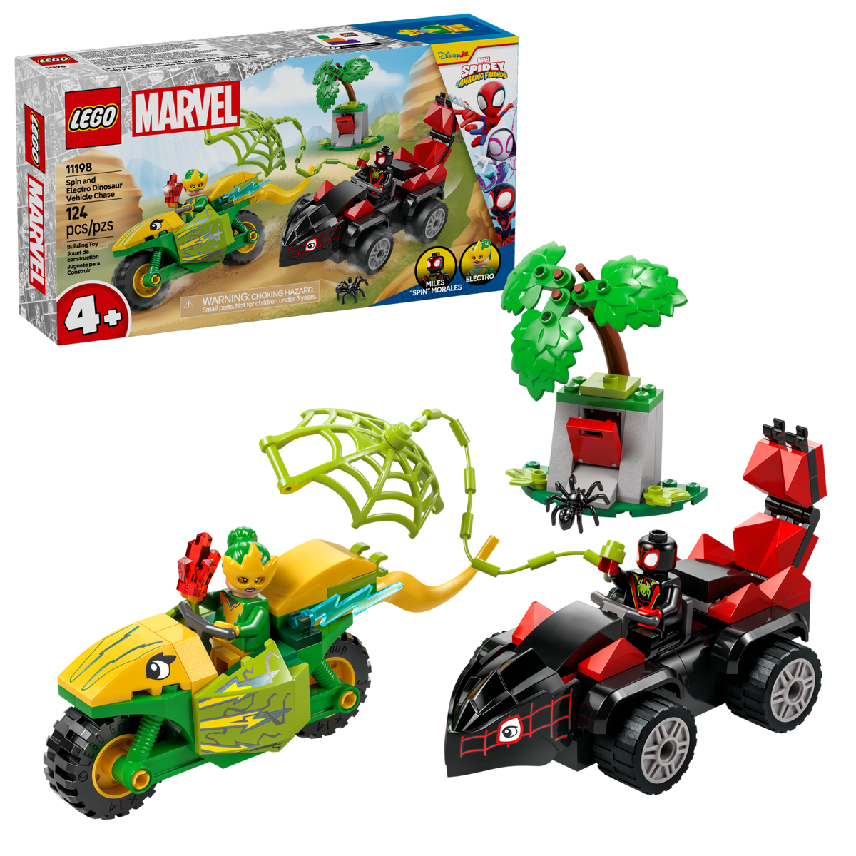 Lego Spin and Electro Dinosaur Vehicle Chase