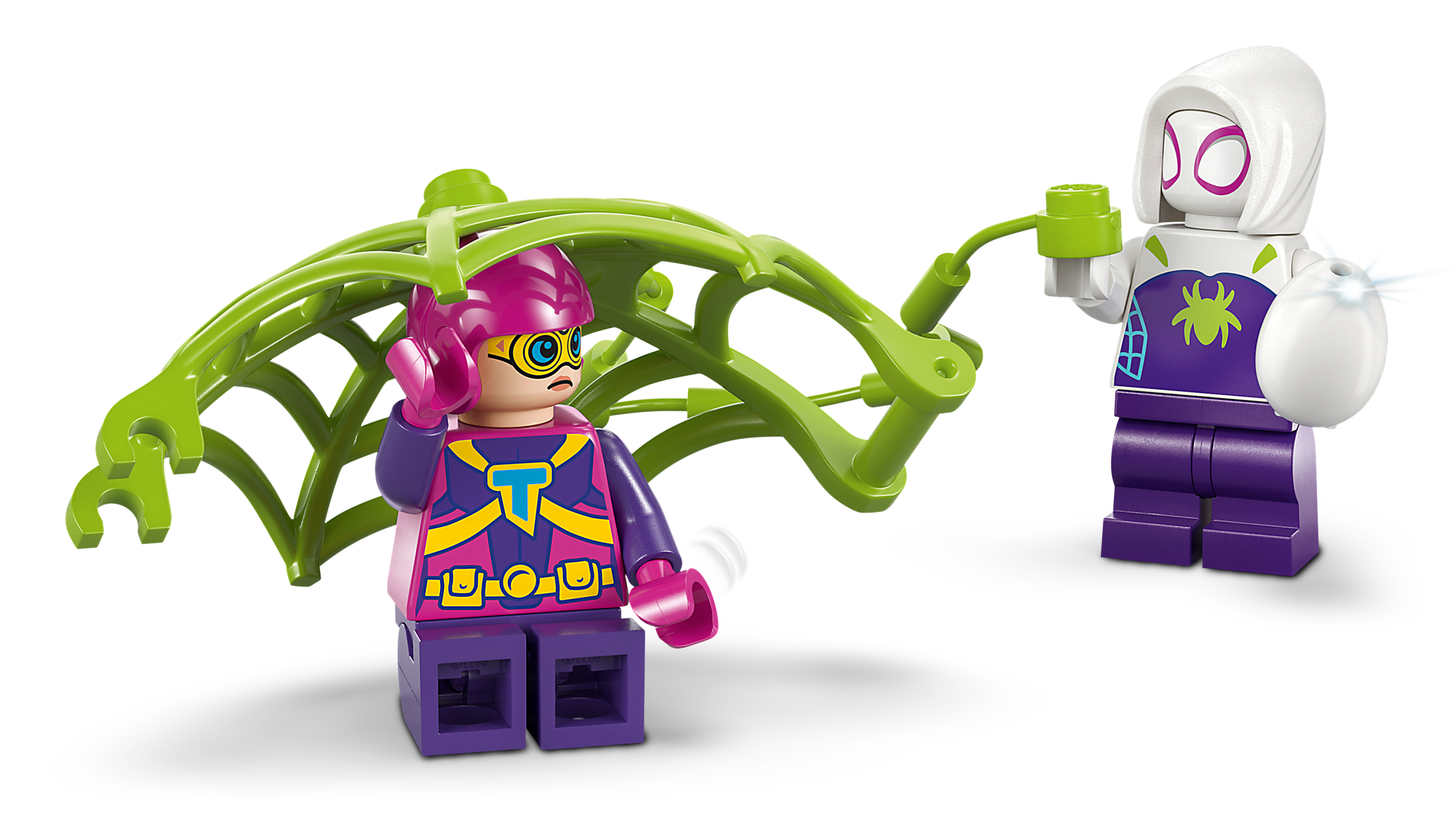 Lego Spidey and Gobbys Raptor Battle at Tree House HQ