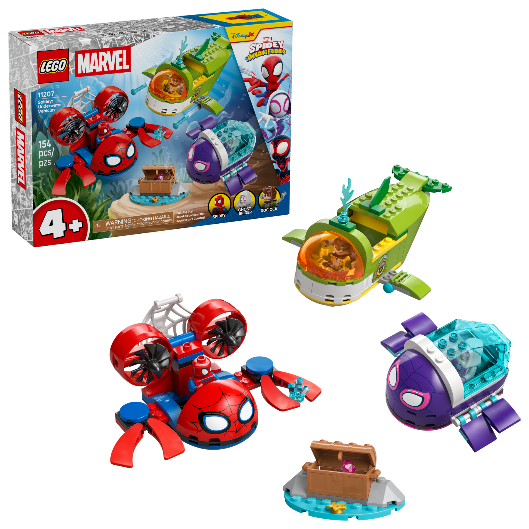 Lego Spidey Underwater Vehicles