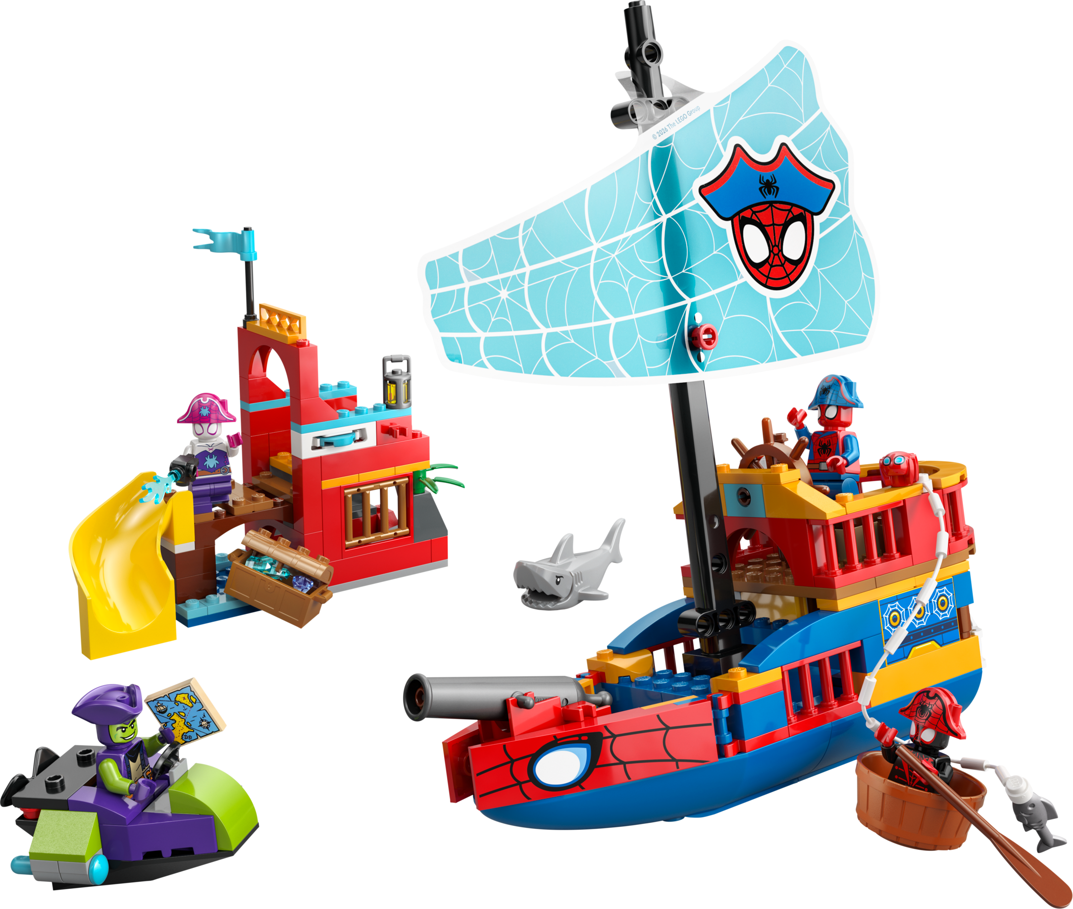 Lego Team Spidey Pirate Ship