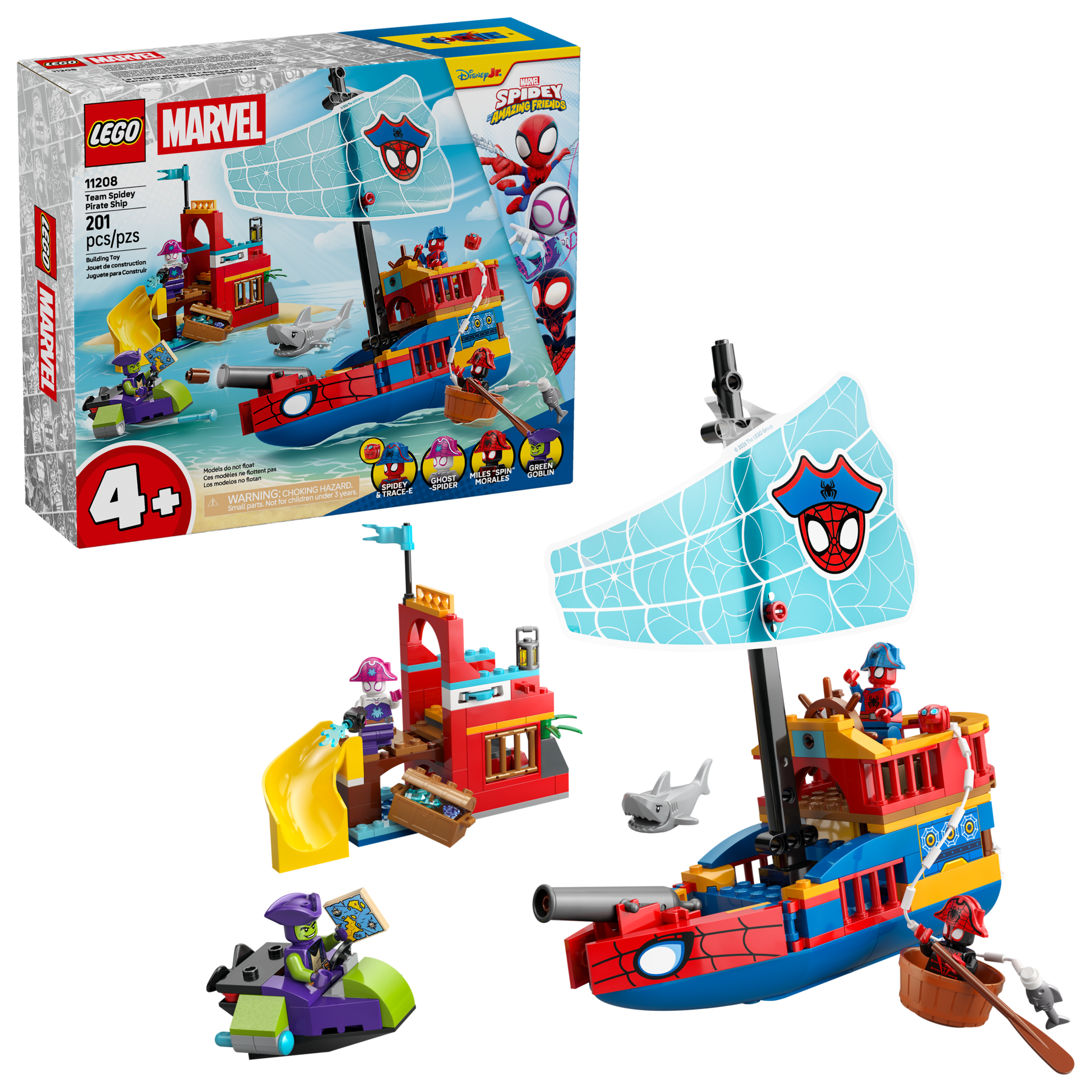 Lego Team Spidey Pirate Ship