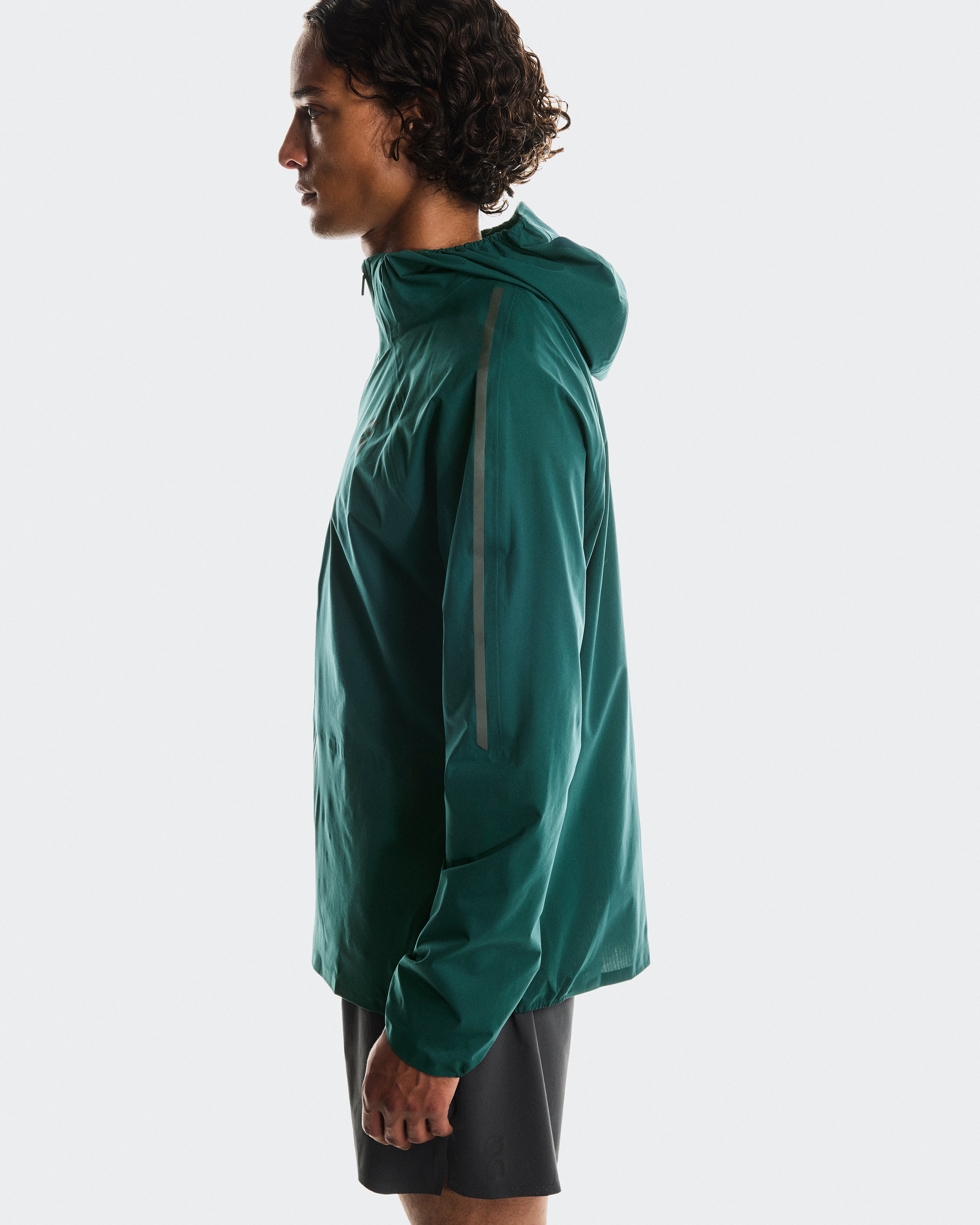 On Performance Jacket Waterproof Spirulina