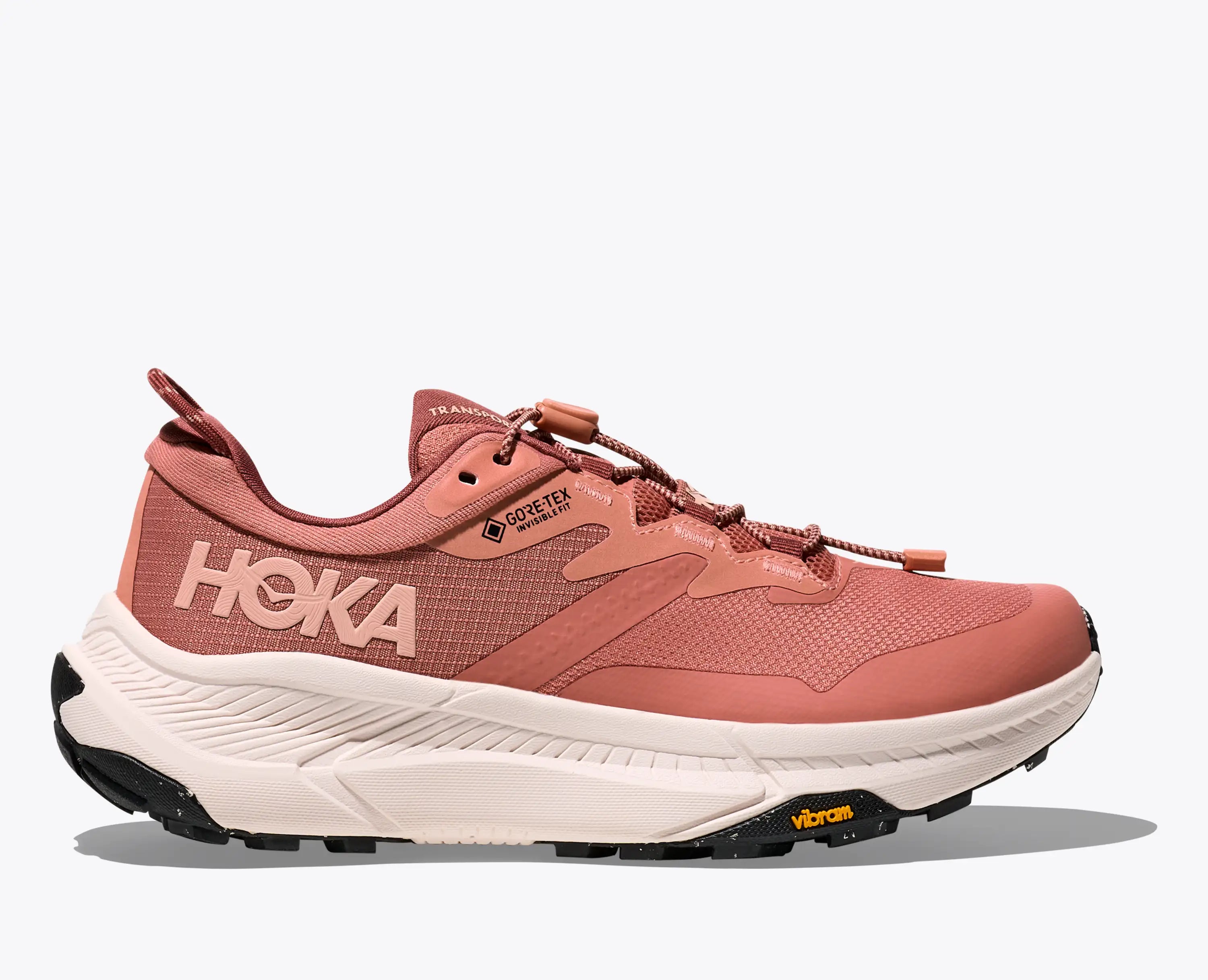 Hoka Women'S Transport Gtx Blush Rose Cream