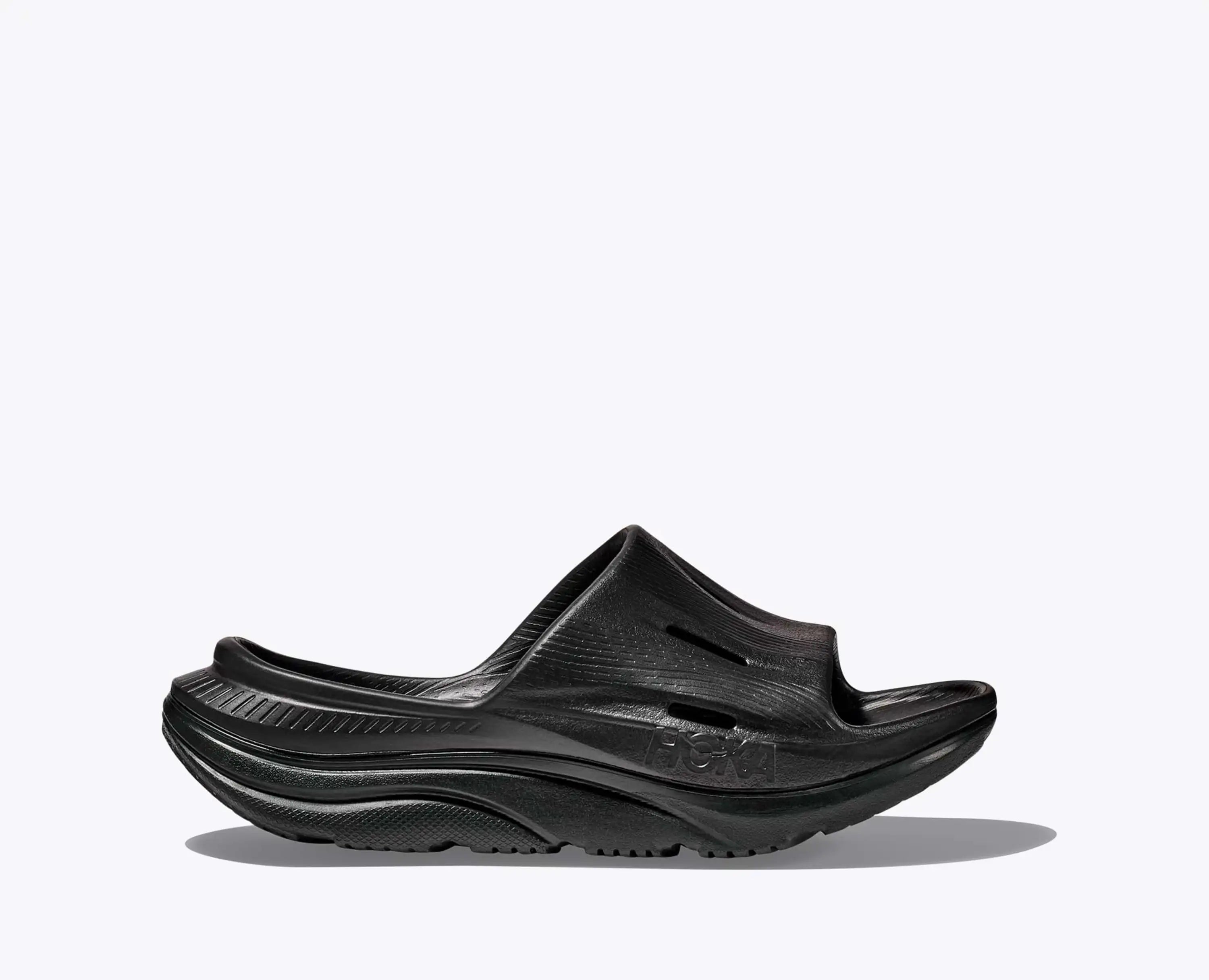 Hoka Big Kids Ora Recovery Slide 3 Black Black