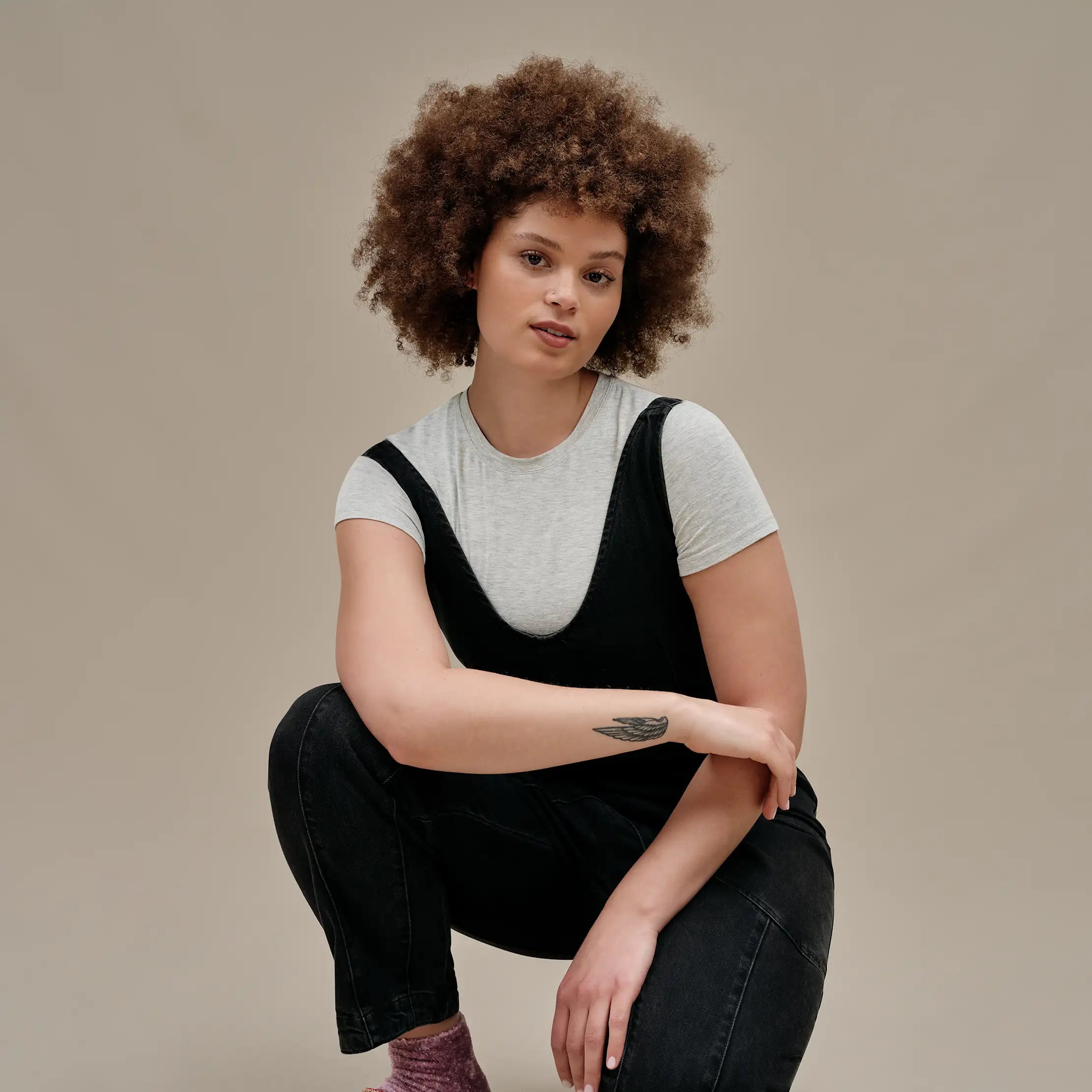 Ugg Miriam Baby Tee Grey Heather