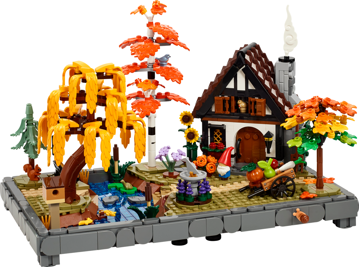 Lego Autumn Cottage Garden