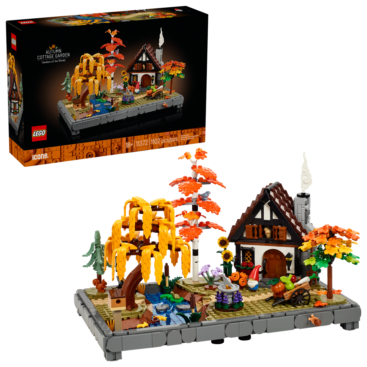 Lego Autumn Cottage Garden