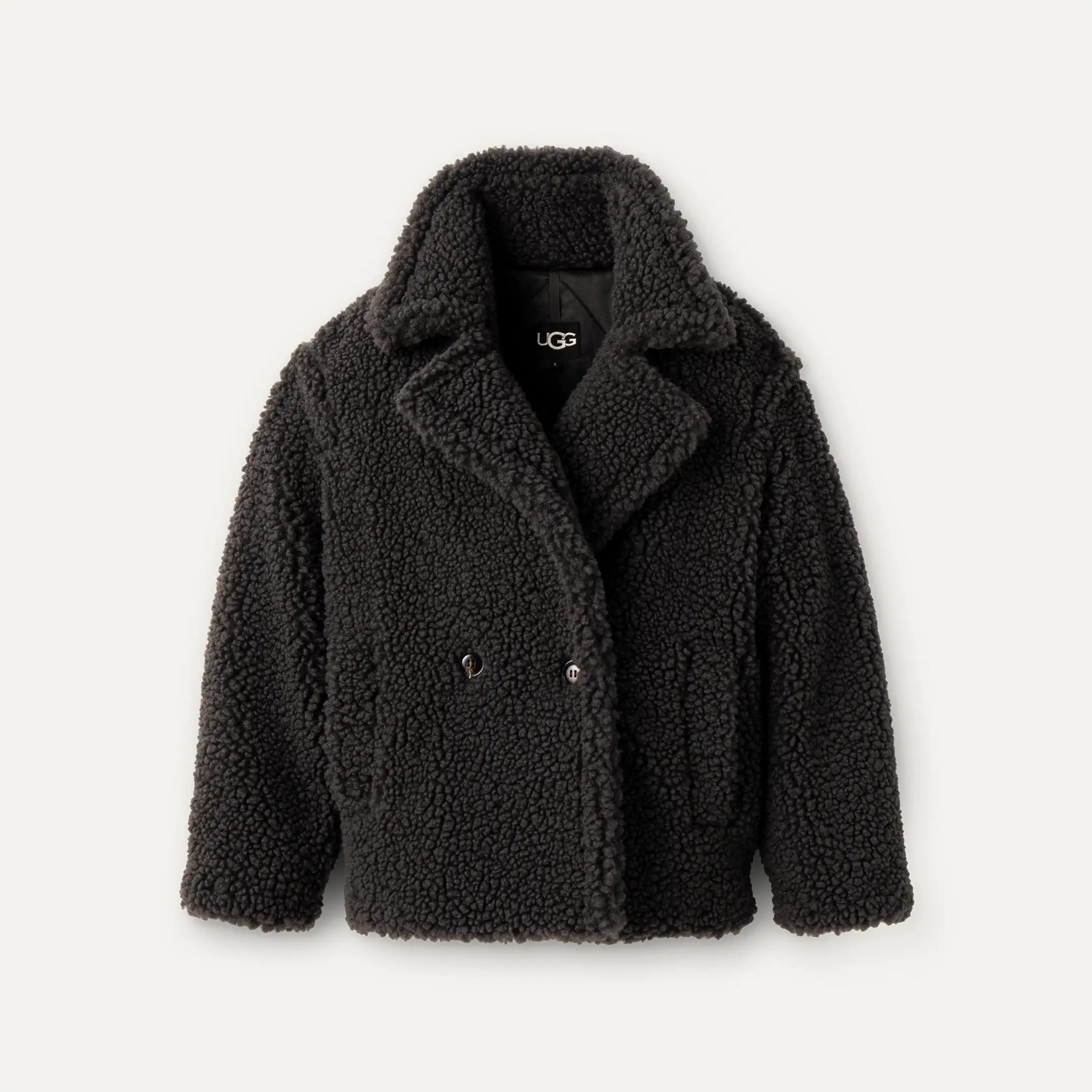 Ugg Gertrude Short Teddy Coat Ink