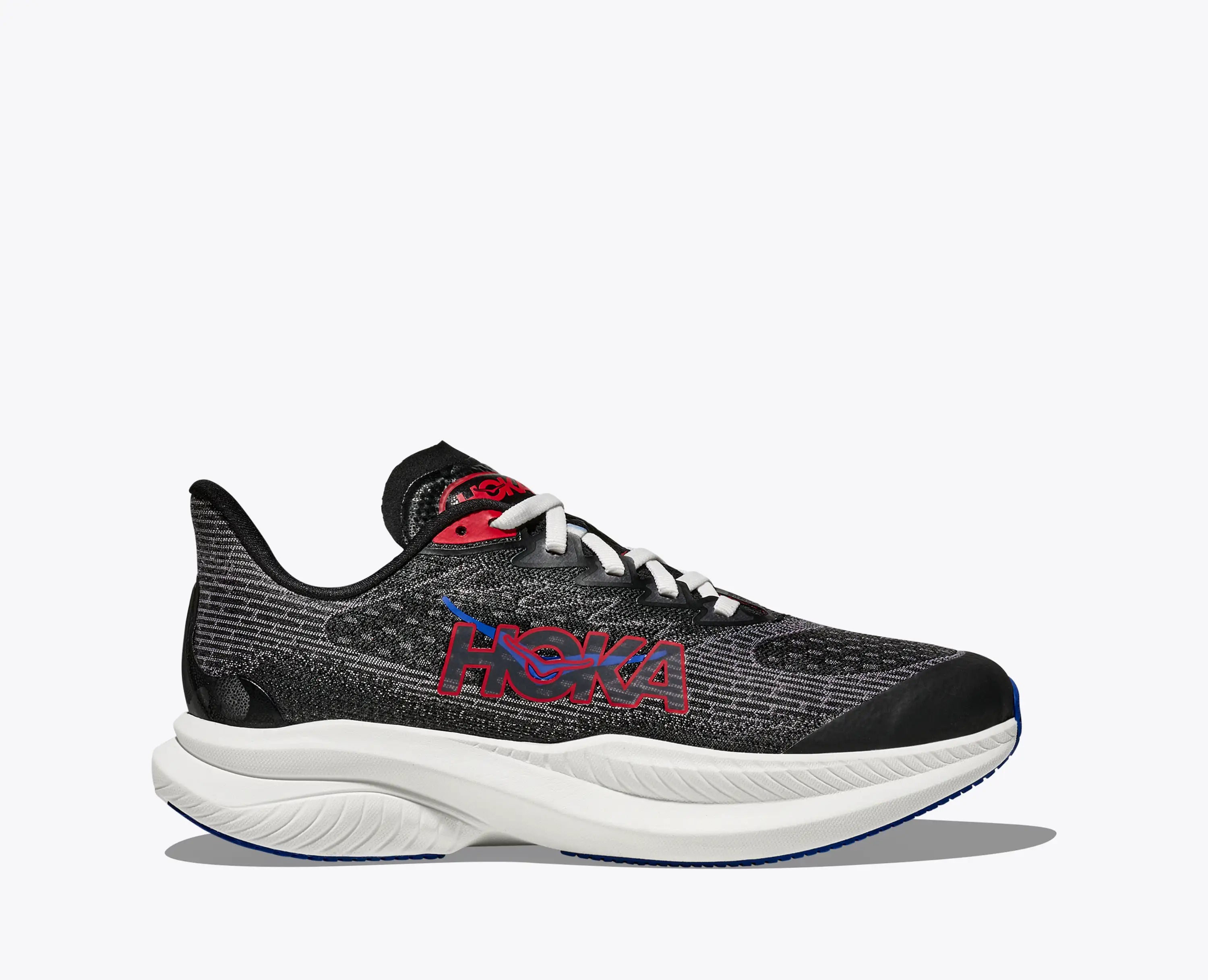 Hoka Big Kids Mach 6 Black Vermillion