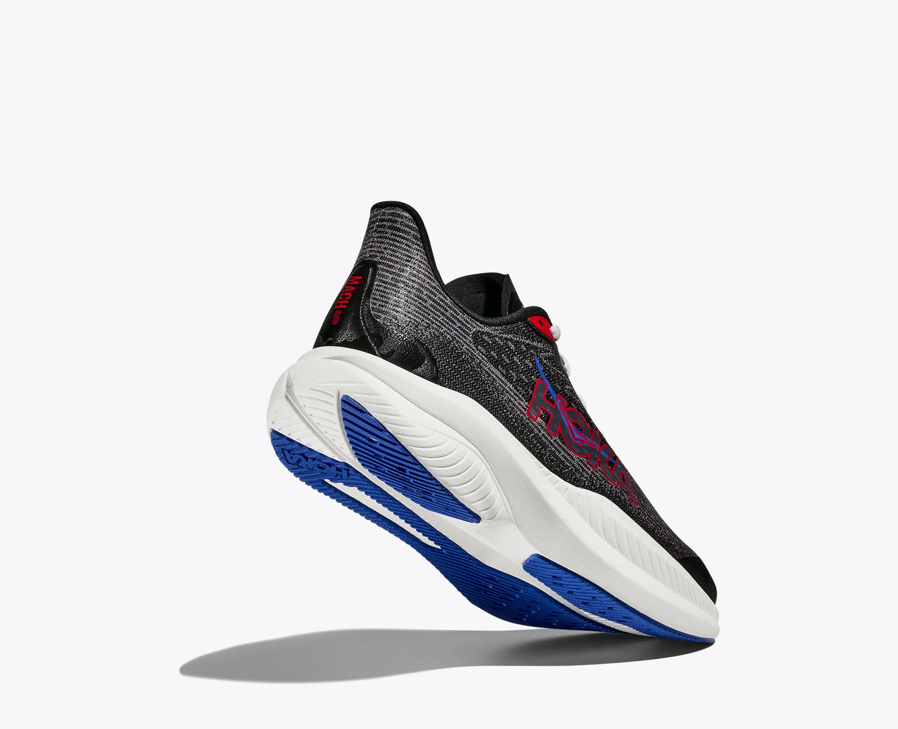 Hoka Big Kids Mach 6 Black Vermillion