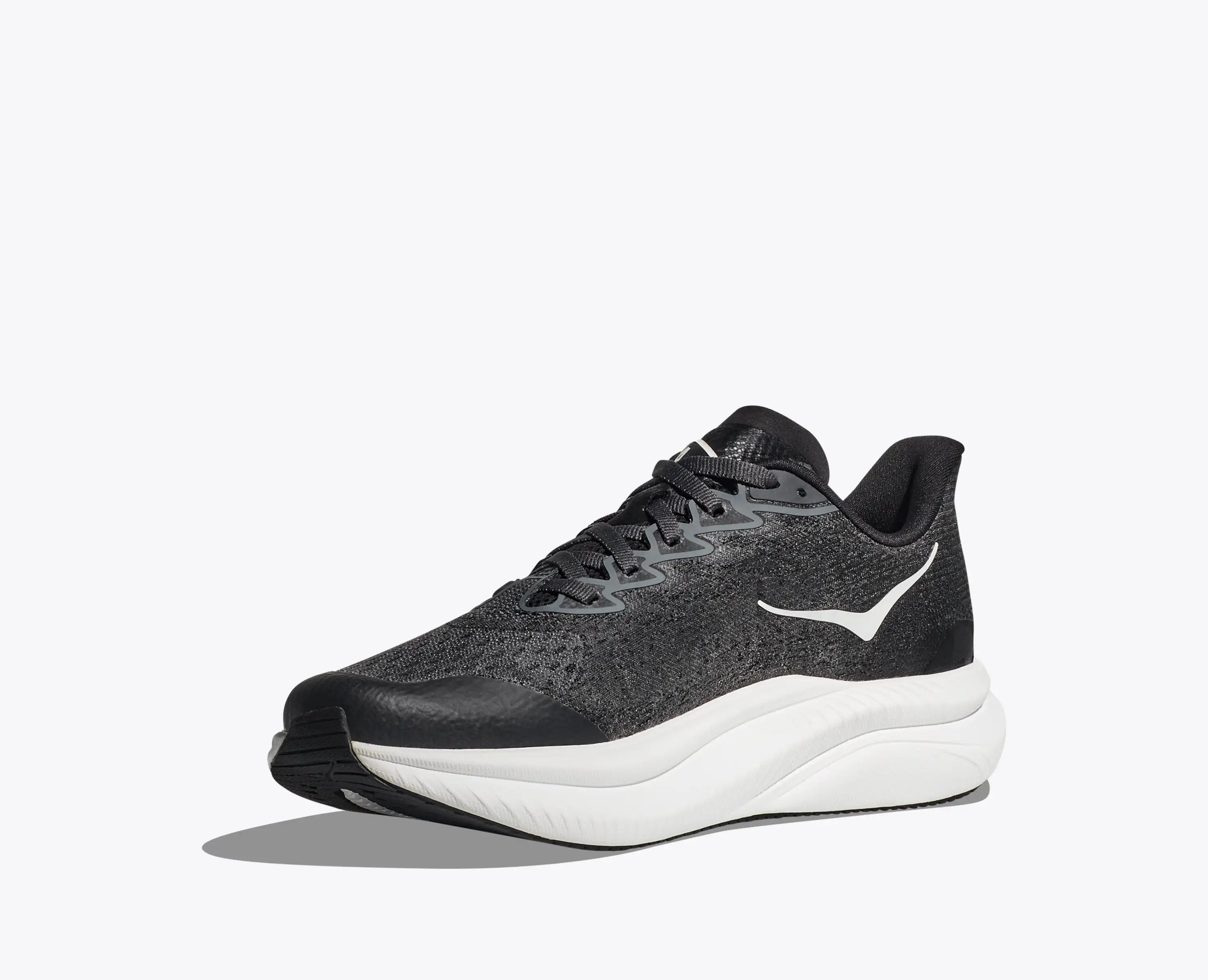Hoka Big Kids Mach 6 Black White