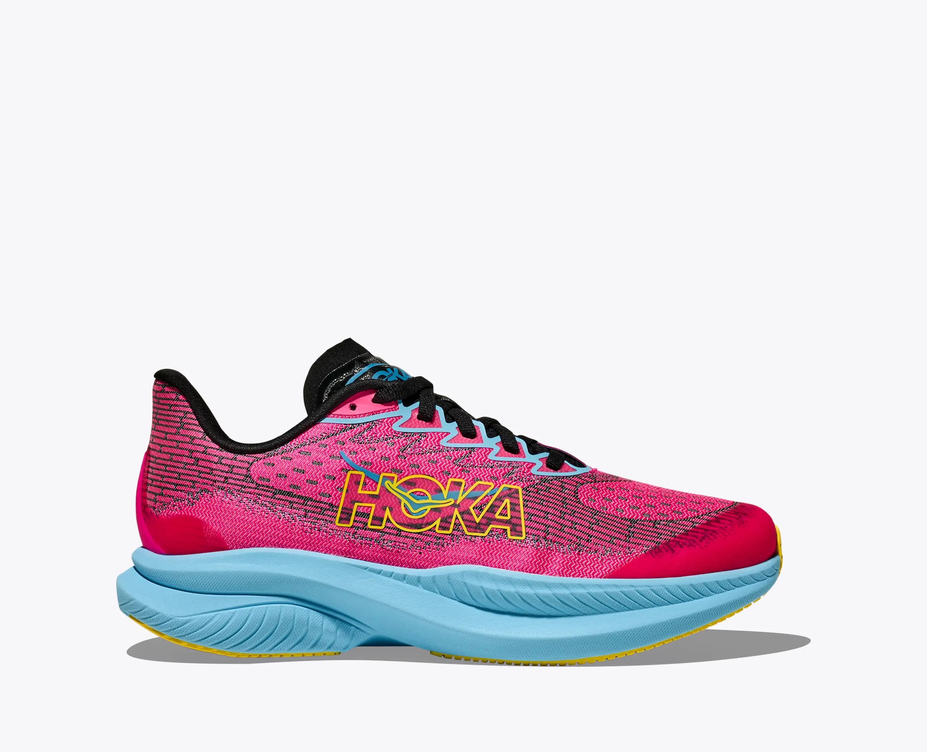 Hoka Big Kids Mach 6 Neon Dragonfruit Waterpark