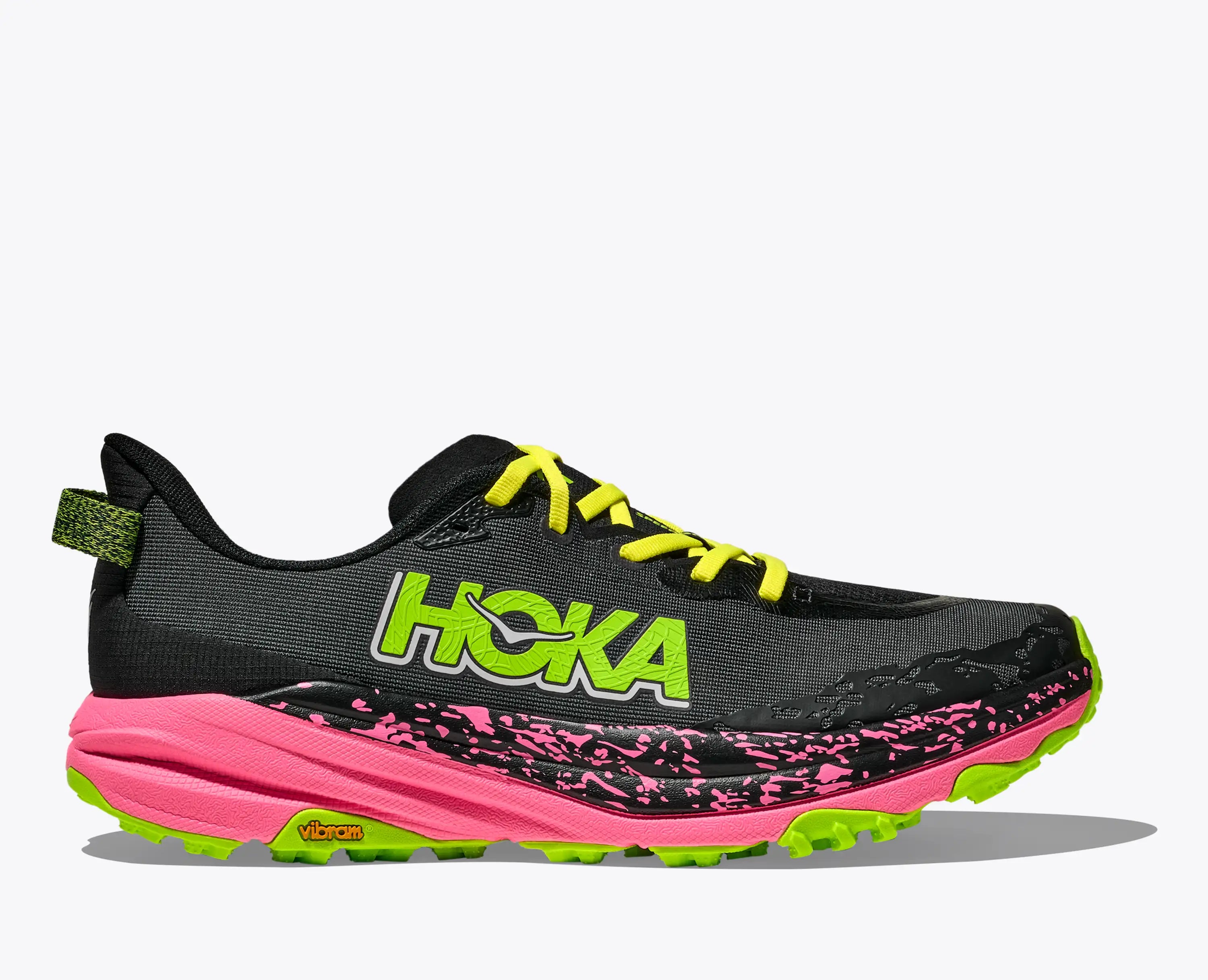 Hoka 'S Speedgoat 6 Black Neon Rose