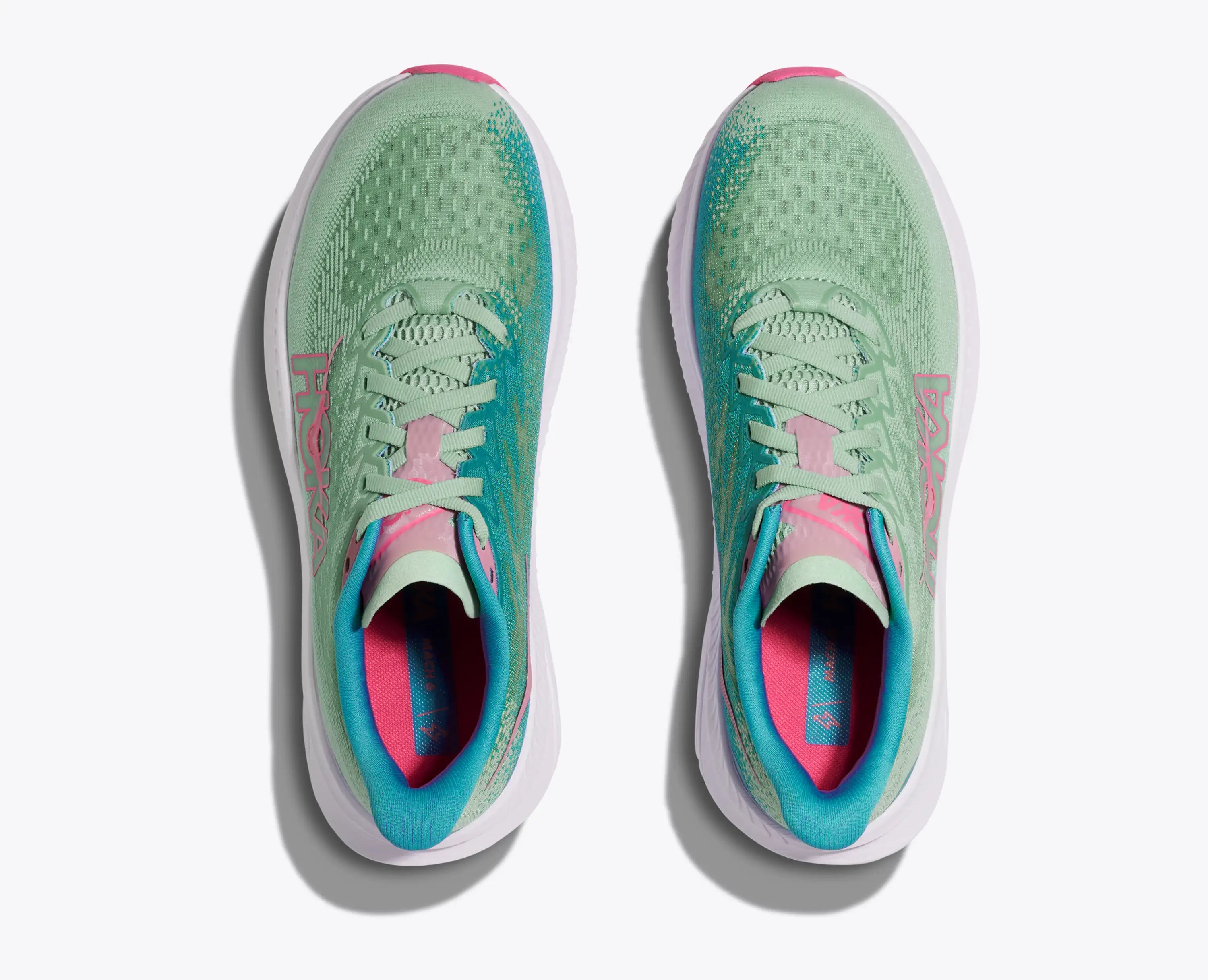 Hoka Women'S Mach 6 Jadeite Alpine Blue