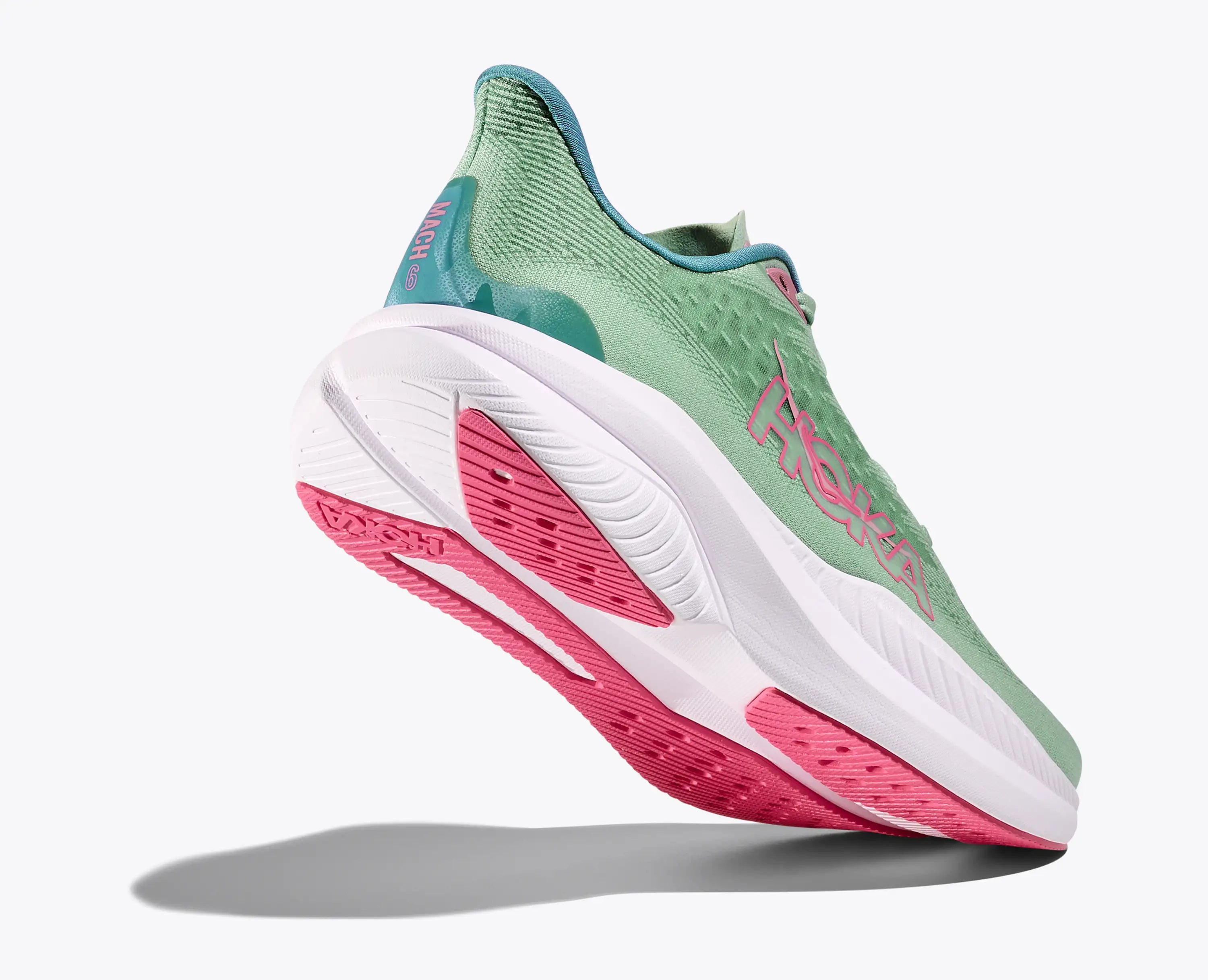 Hoka Women'S Mach 6 Jadeite Alpine Blue