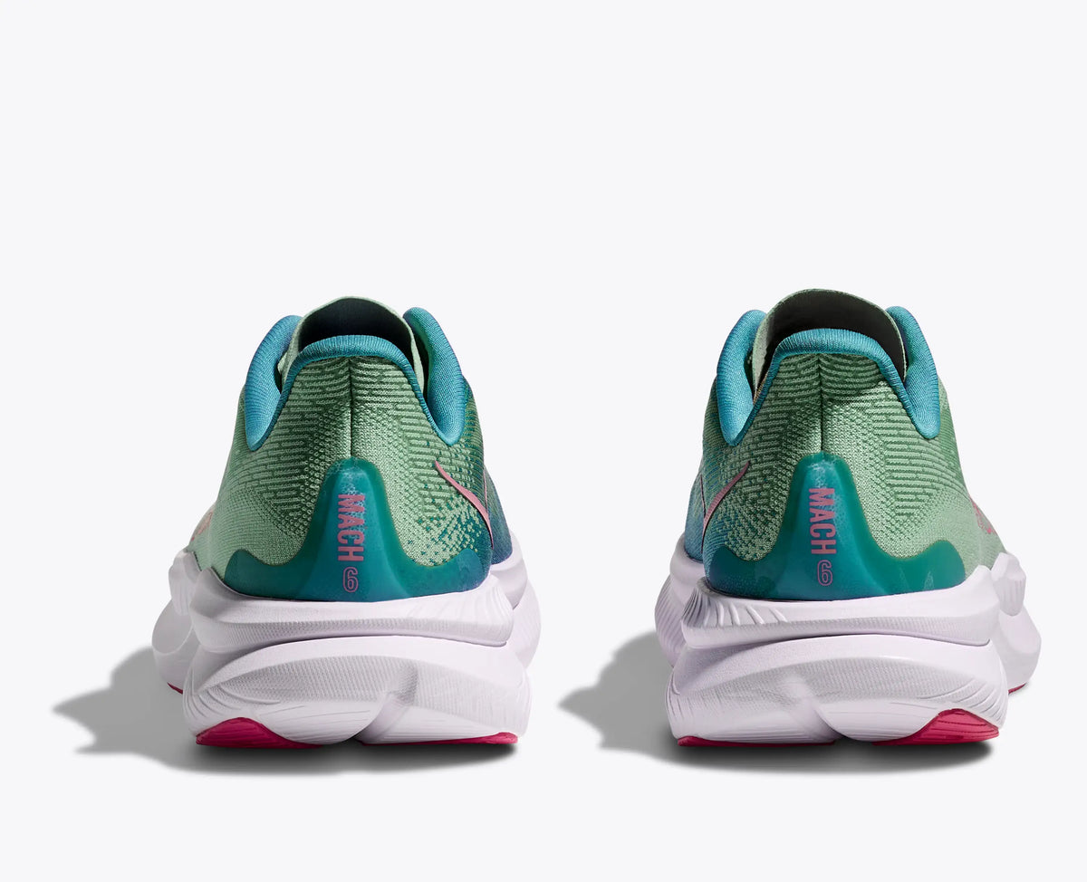 Hoka Women'S Mach 6 Jadeite Alpine Blue