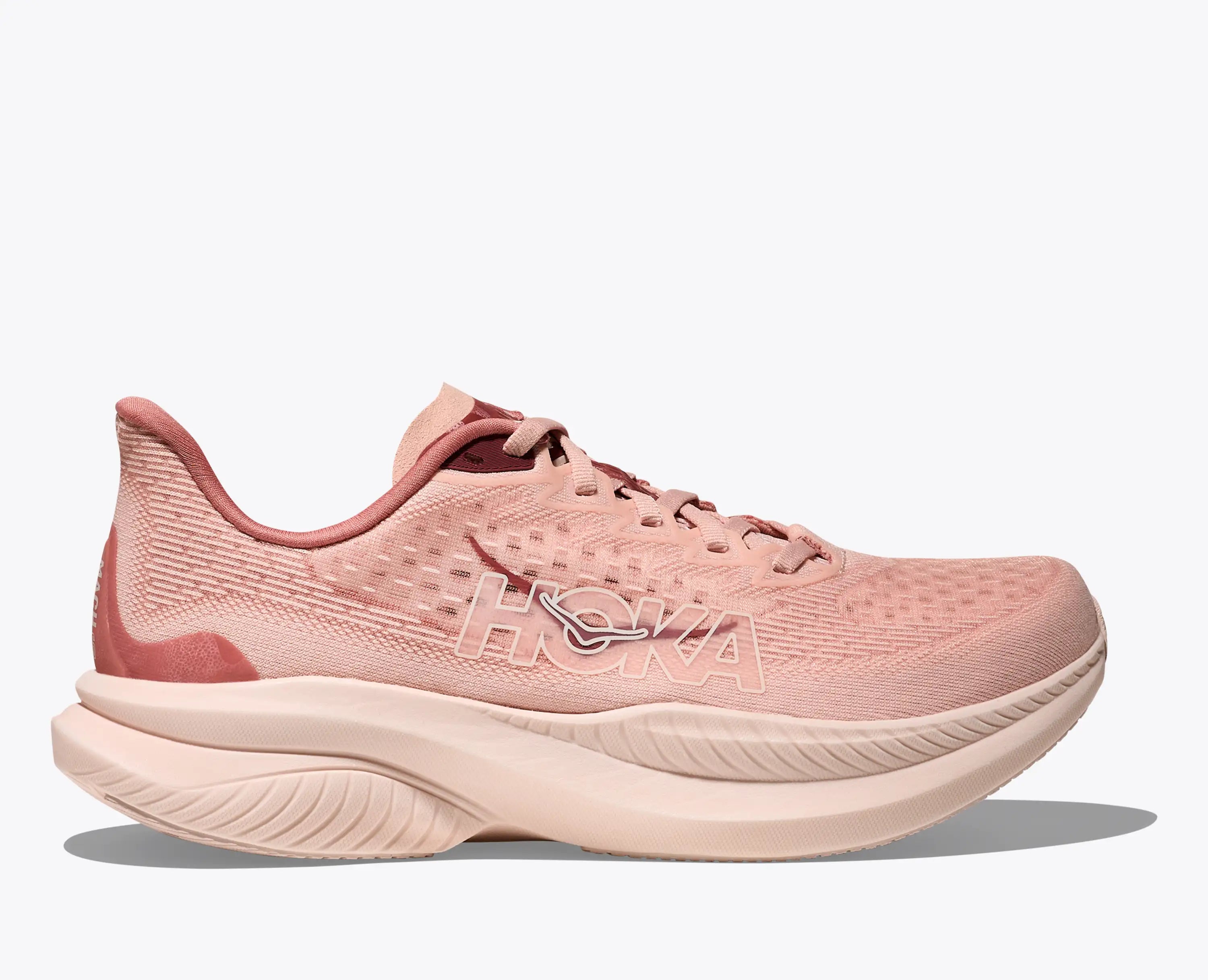 Hoka Women'S Mach 6 Rose Latte Blush