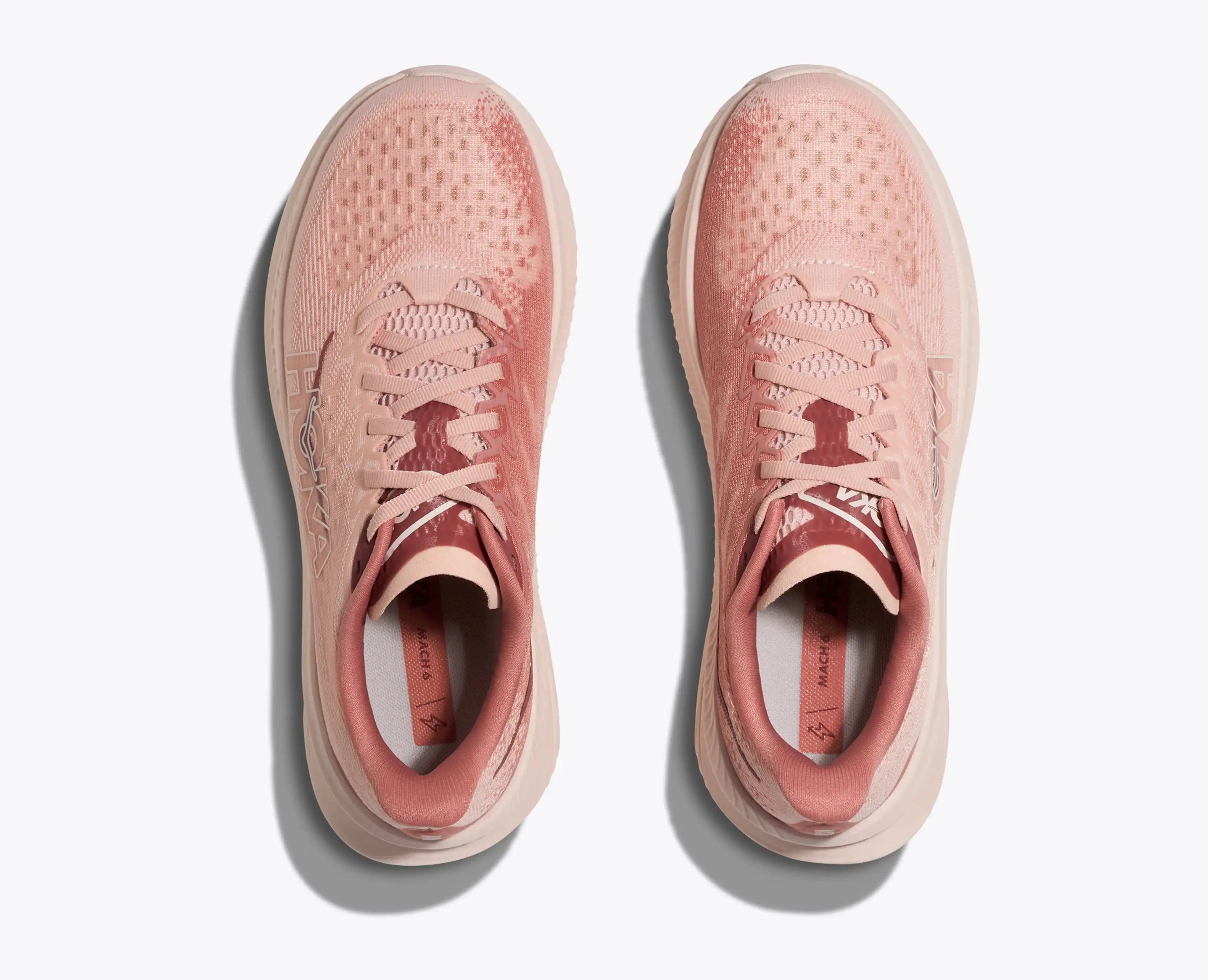 Hoka Women'S Mach 6 Rose Latte Blush