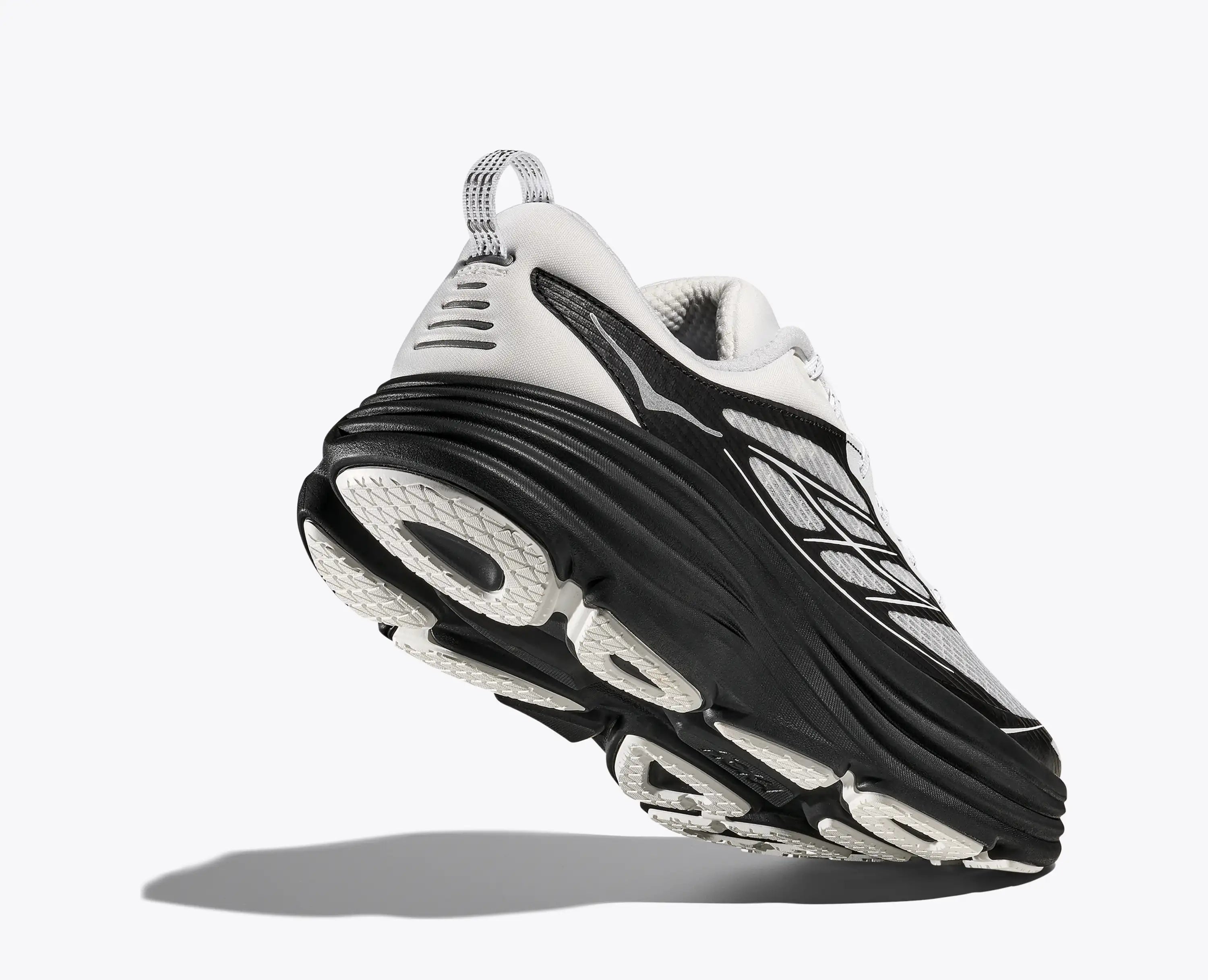 Hoka Stealth Tech Bondi 8 Caged Frost Black