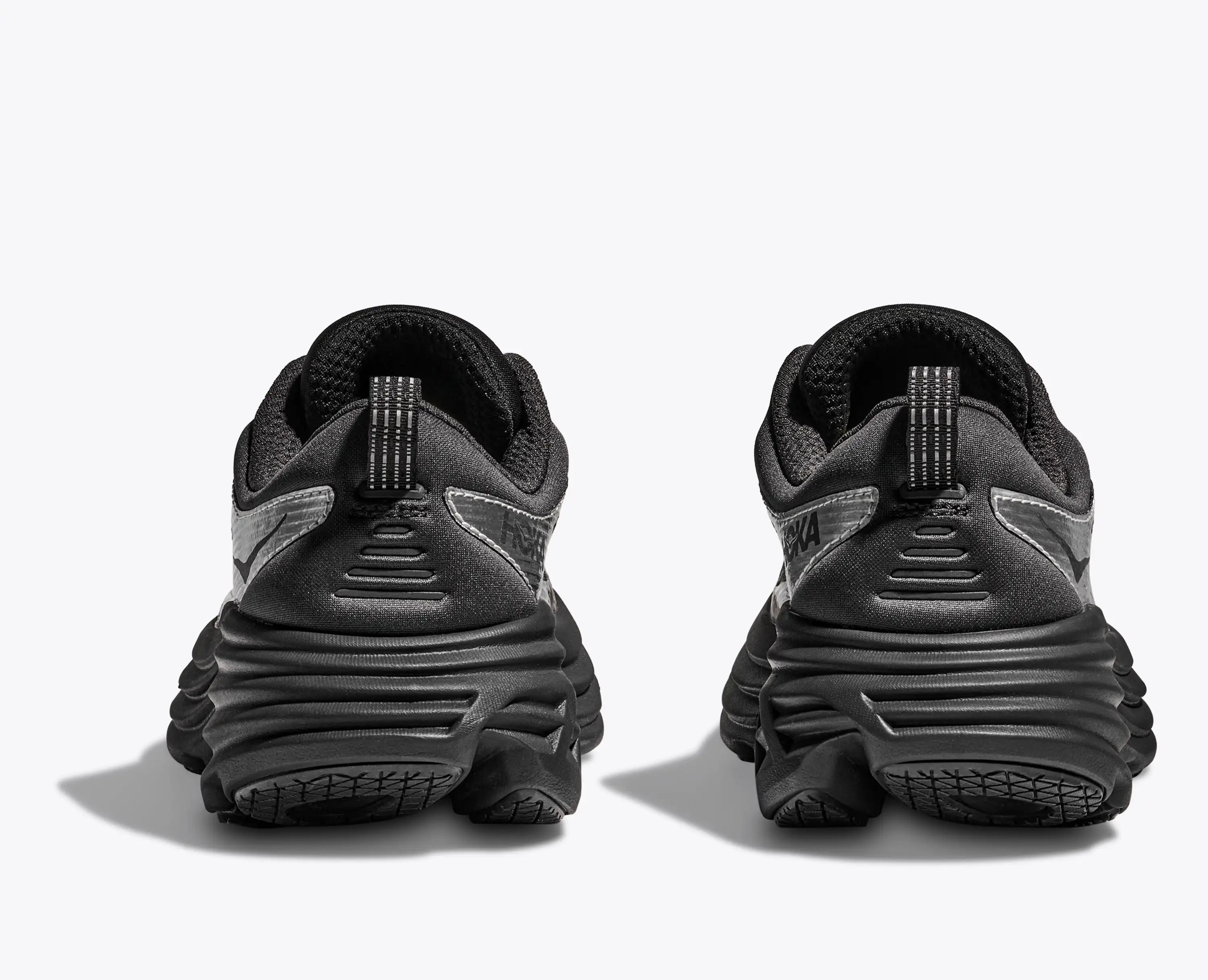 Hoka Stealth Tech Bondi 8 Caged Silver Black