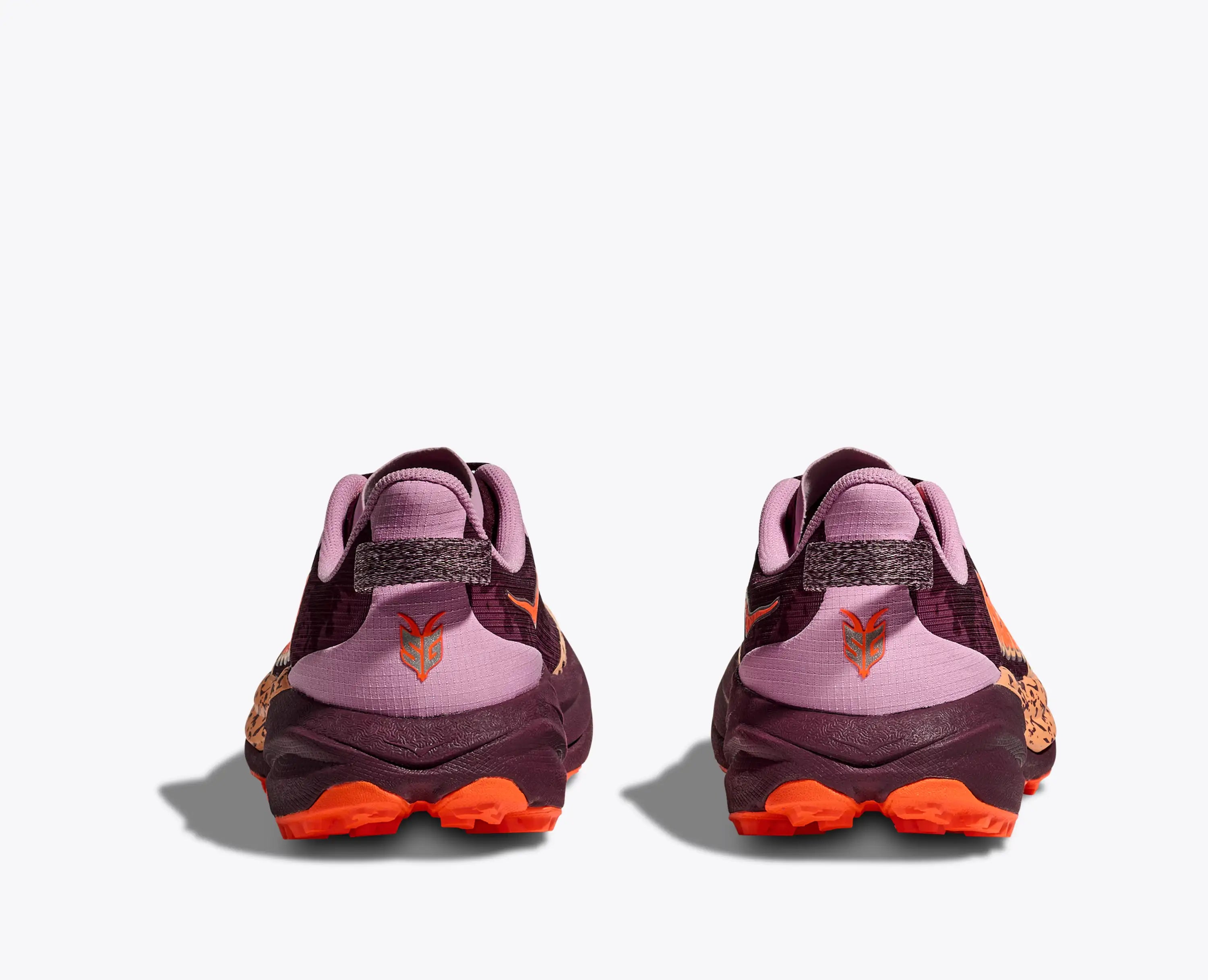 Hoka Big Kids Speedgoat 6 Flower Nectar Neon Tangerine