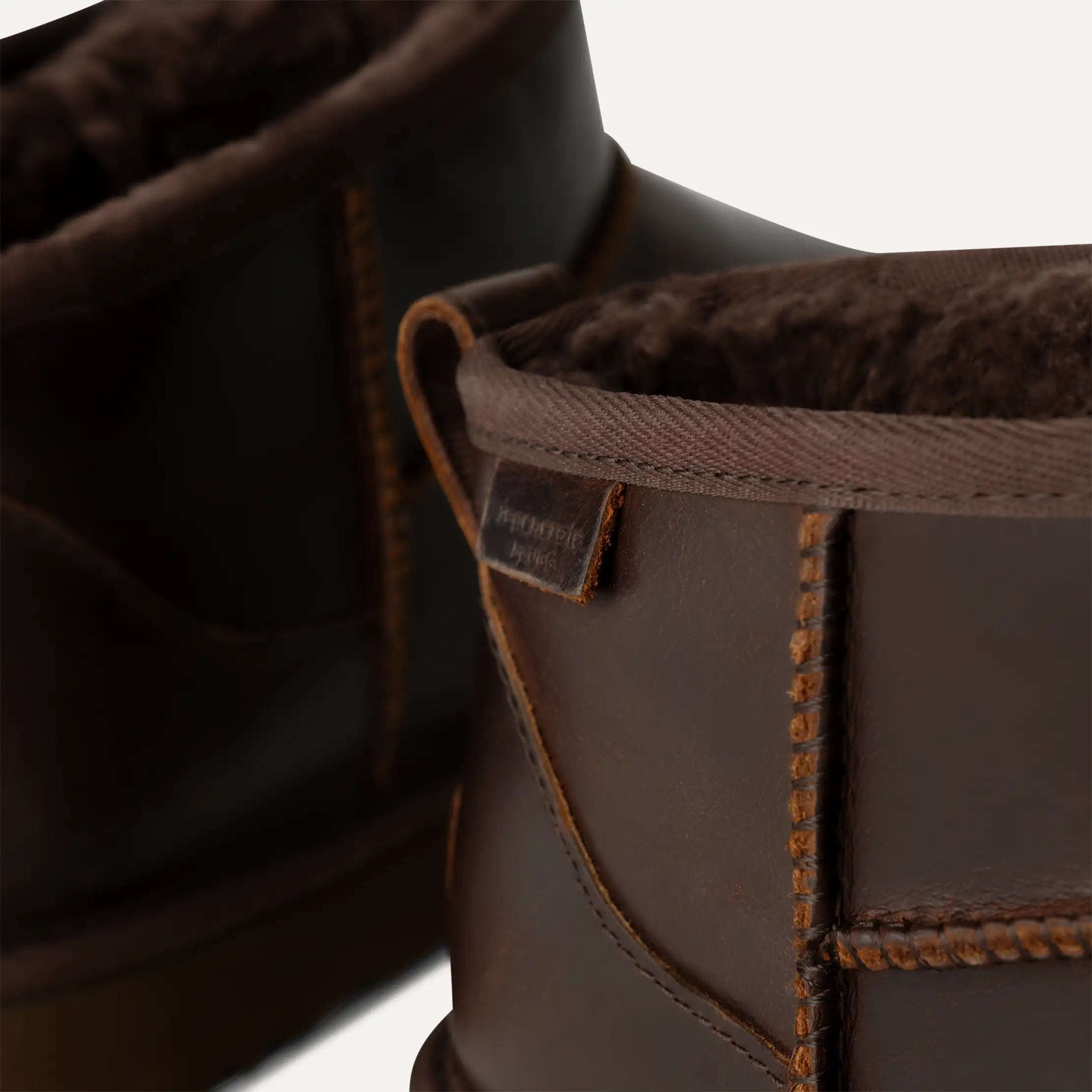 Ugg Classic Ultra Mini Leather Regen Ironwood