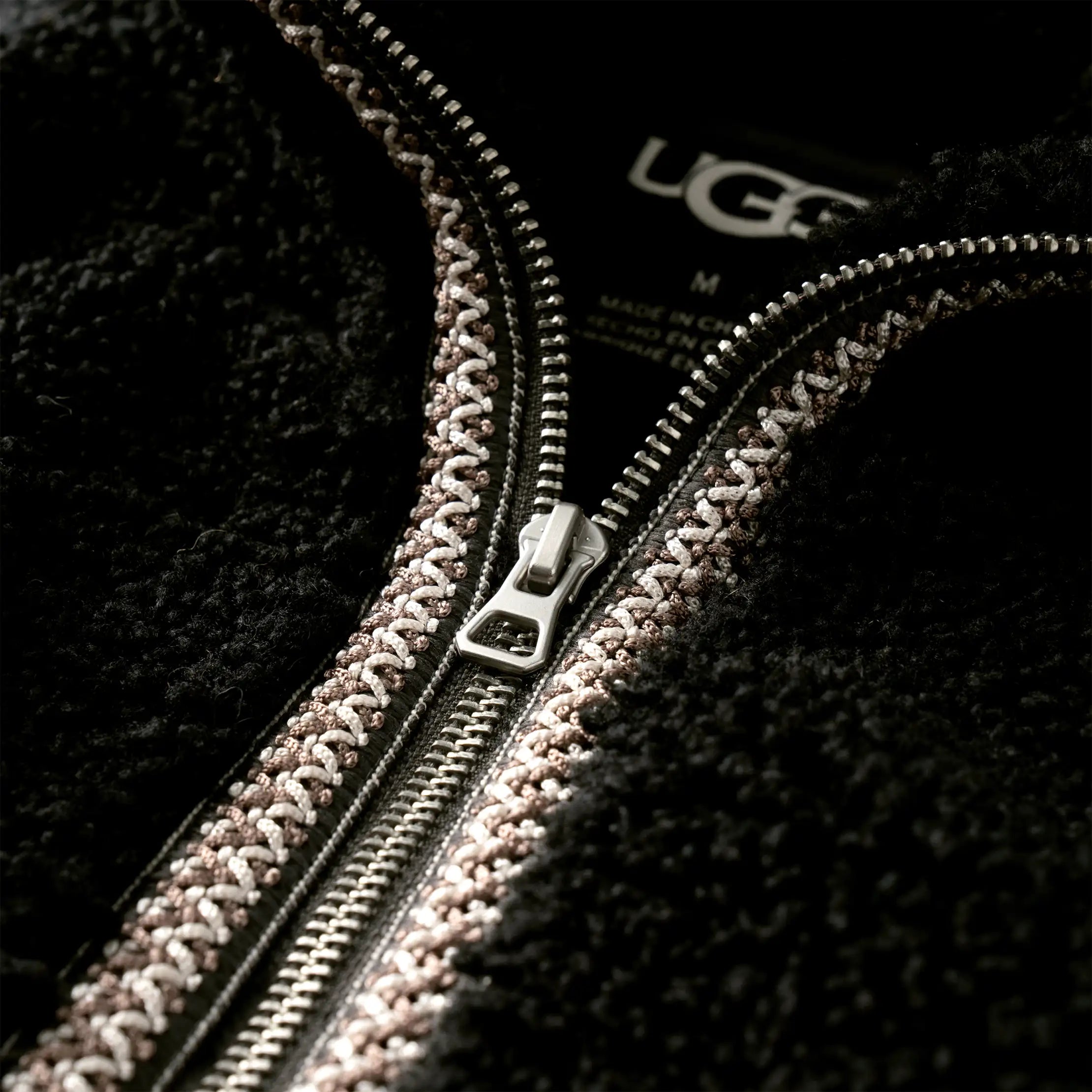 Ugg Uggbraid Half Zip Black