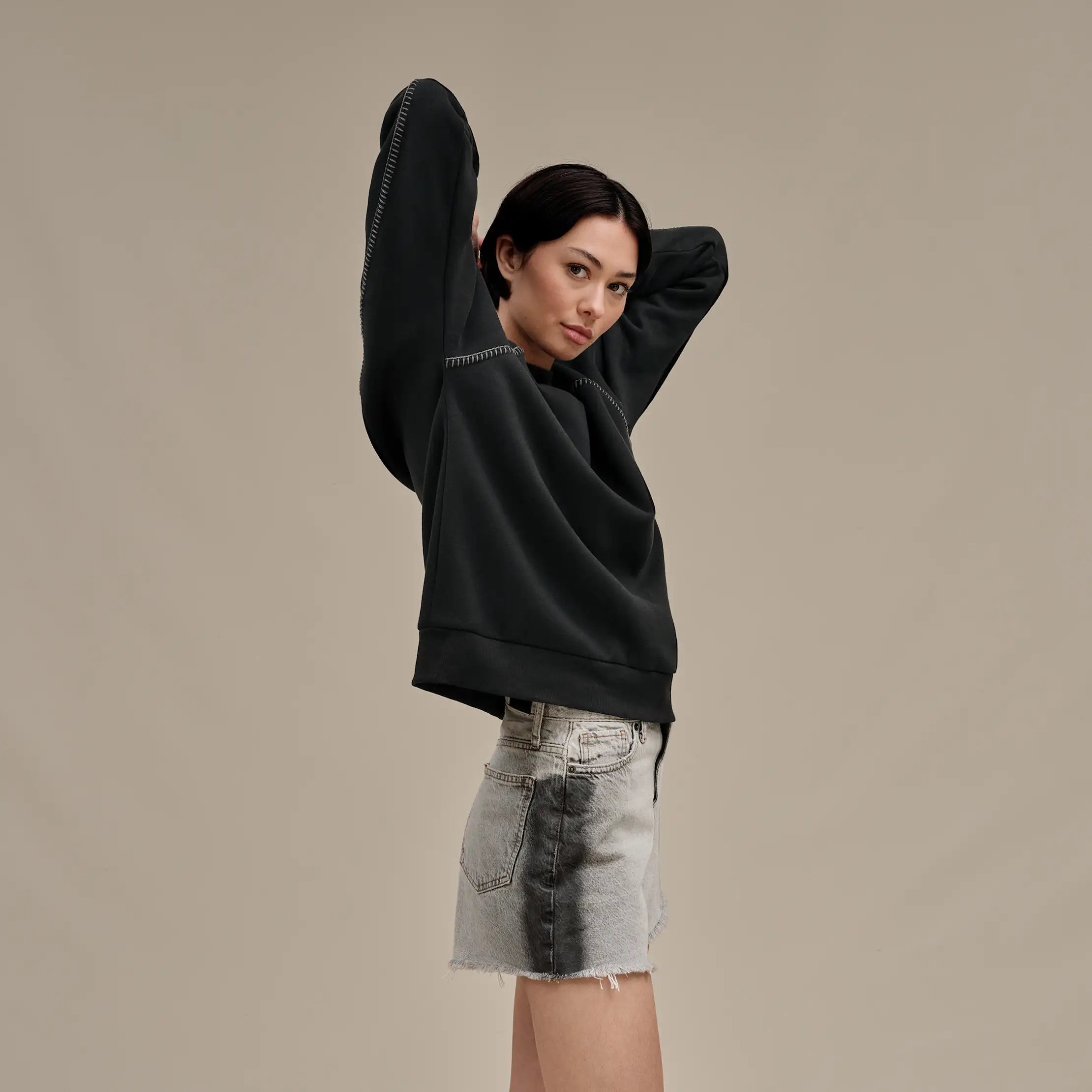 Ugg Classic Crewneck Black
