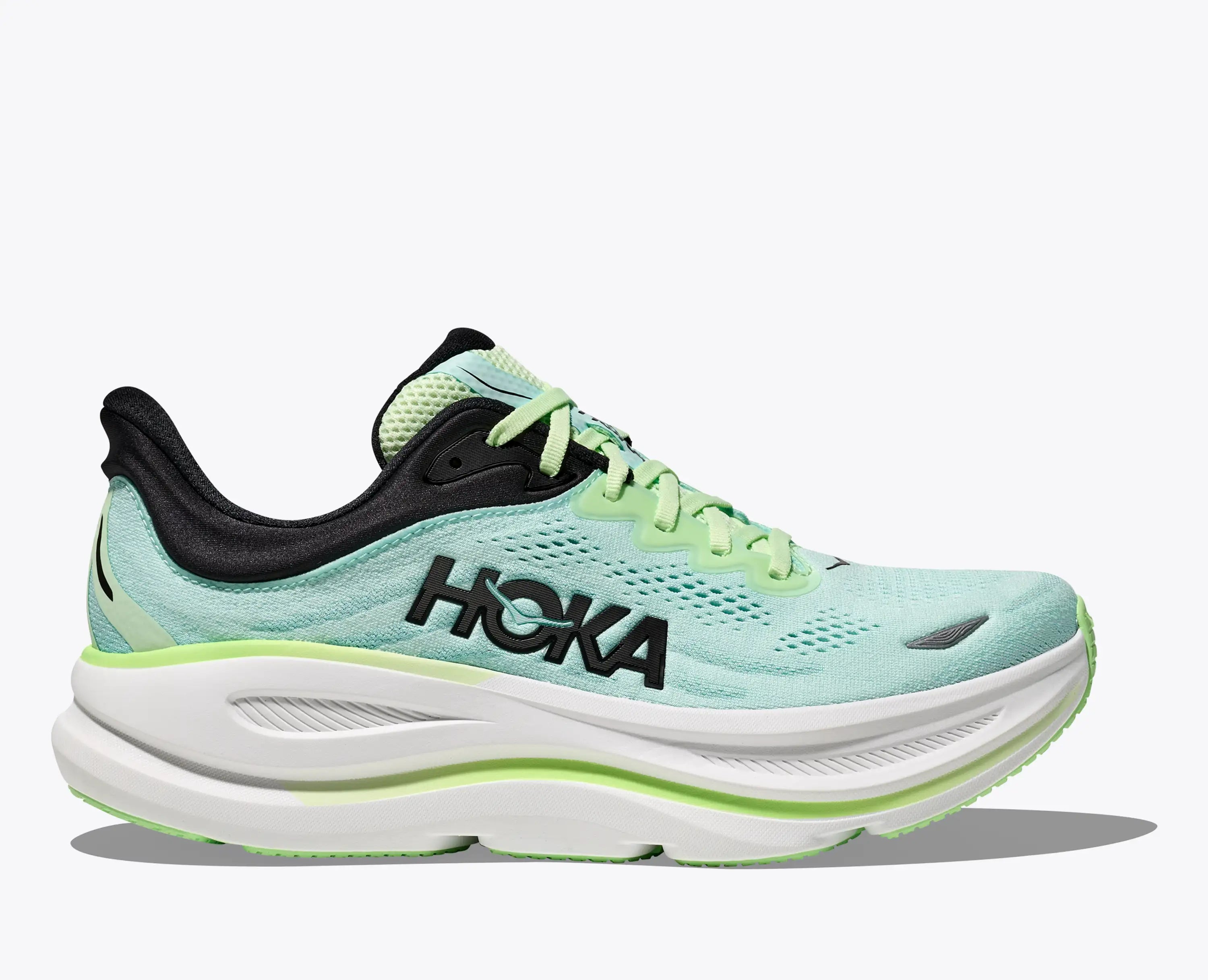 Hoka 'S Bondi 9 Luna Moth Blue Spark