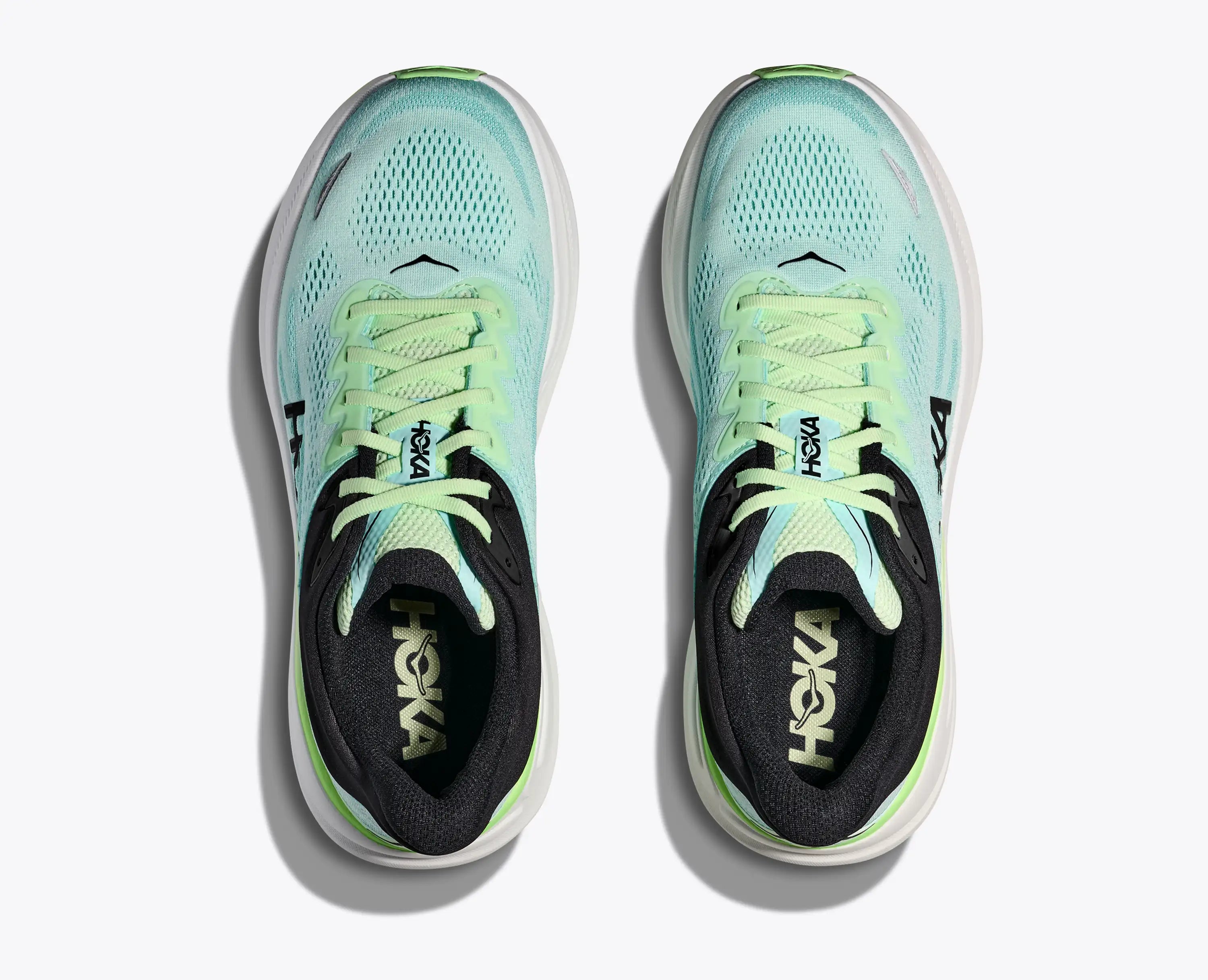 Hoka 'S Bondi 9 Luna Moth Blue Spark