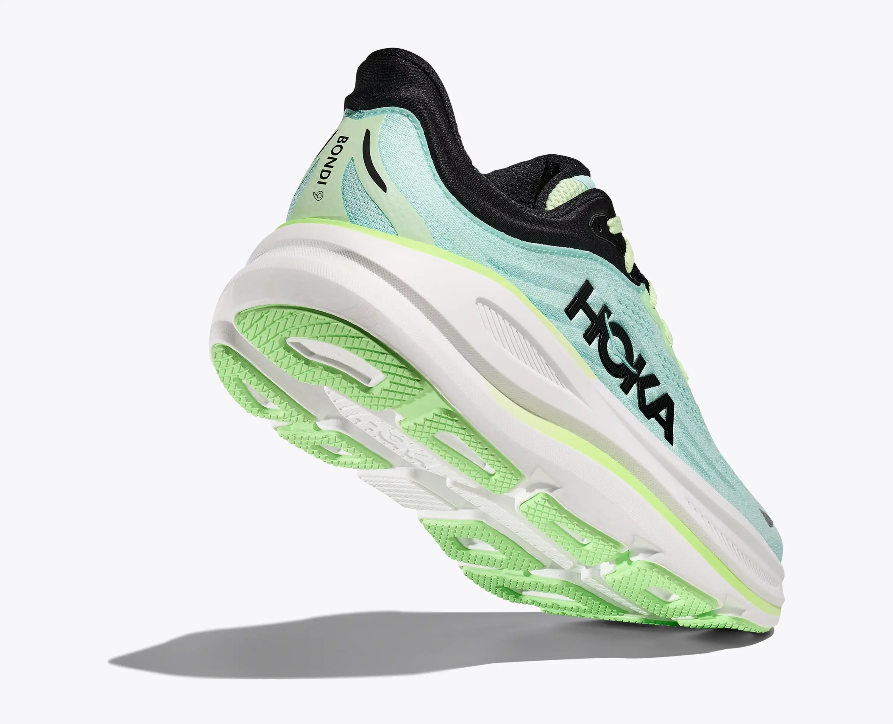 Hoka 'S Bondi 9 Luna Moth Blue Spark