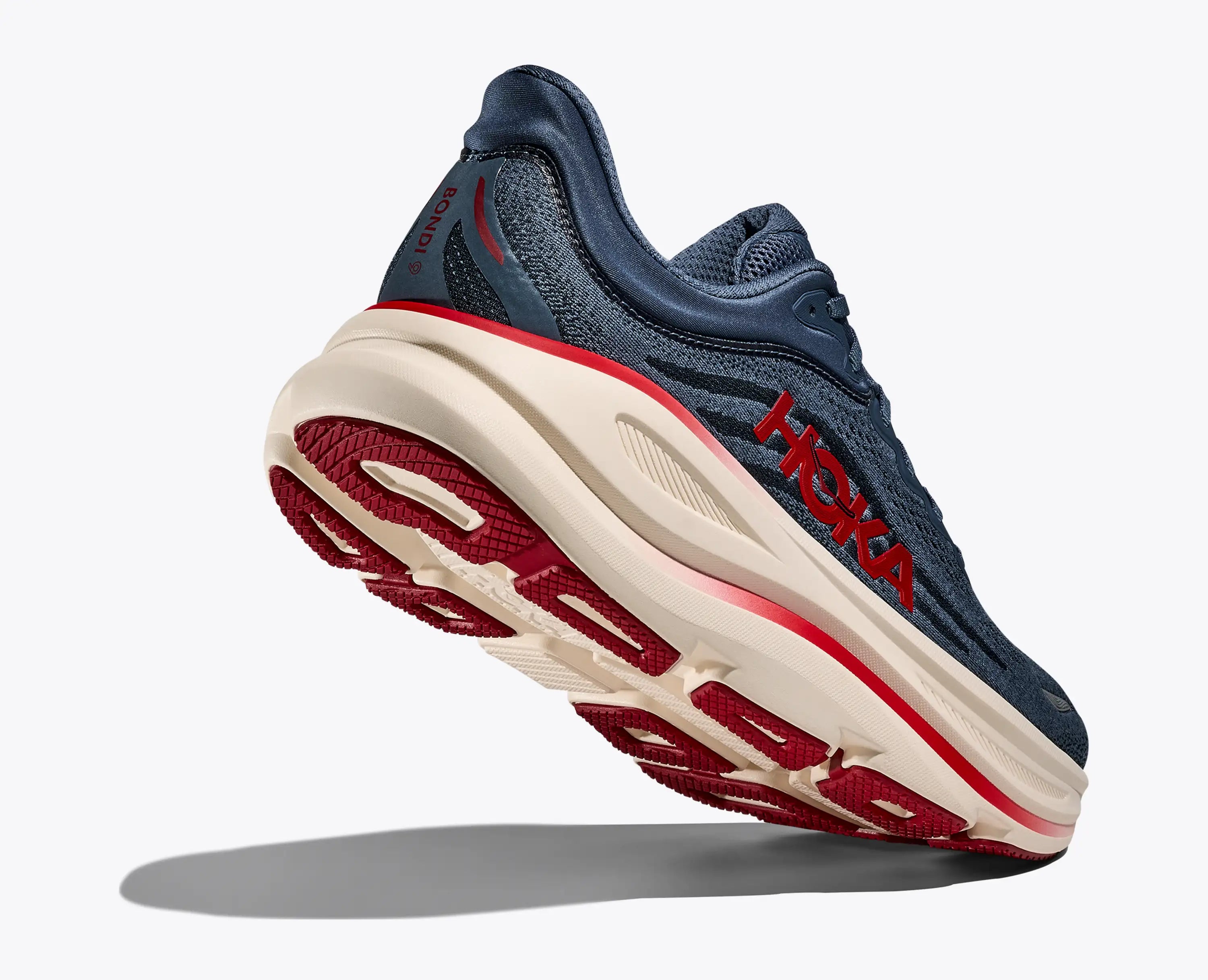 Hoka 'S Bondi 9 Thunder Cloud Vermillion